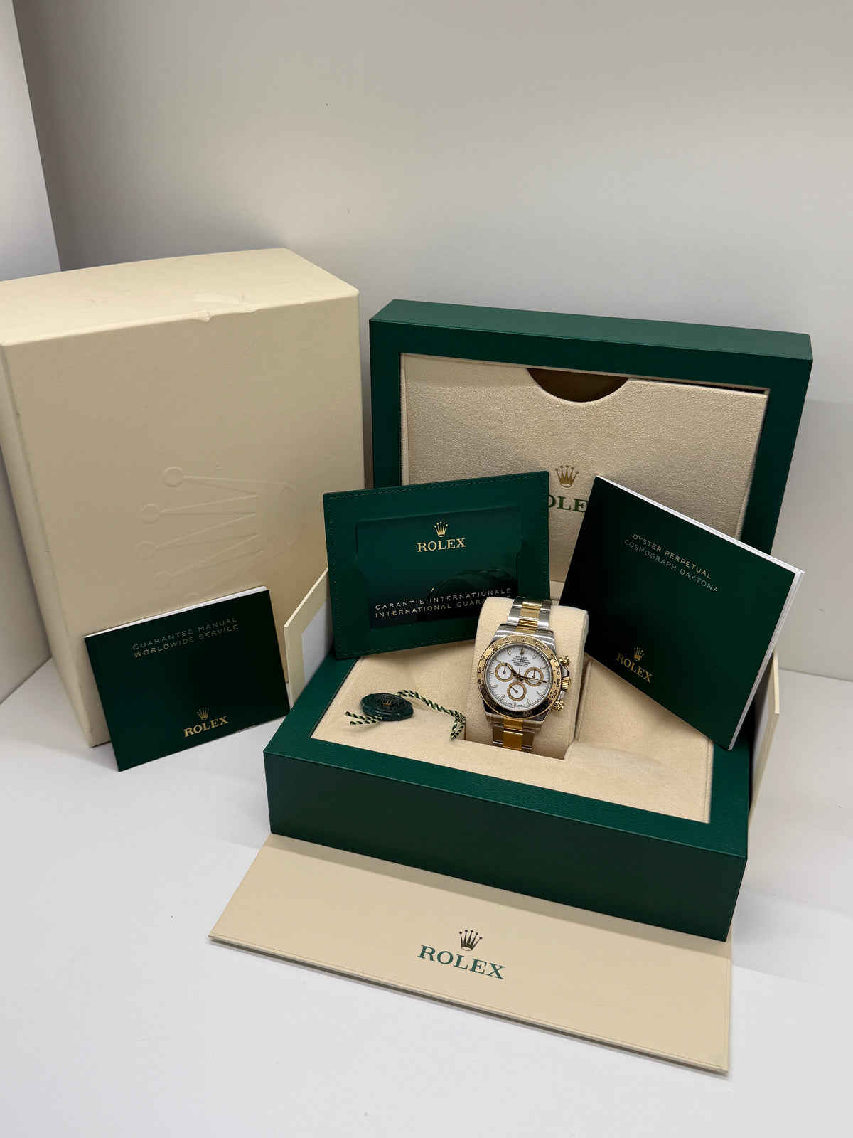 Rolex Daytona 18Kt Yellow Gold & Steel - White Dial - Ref 126503 - Year 2024