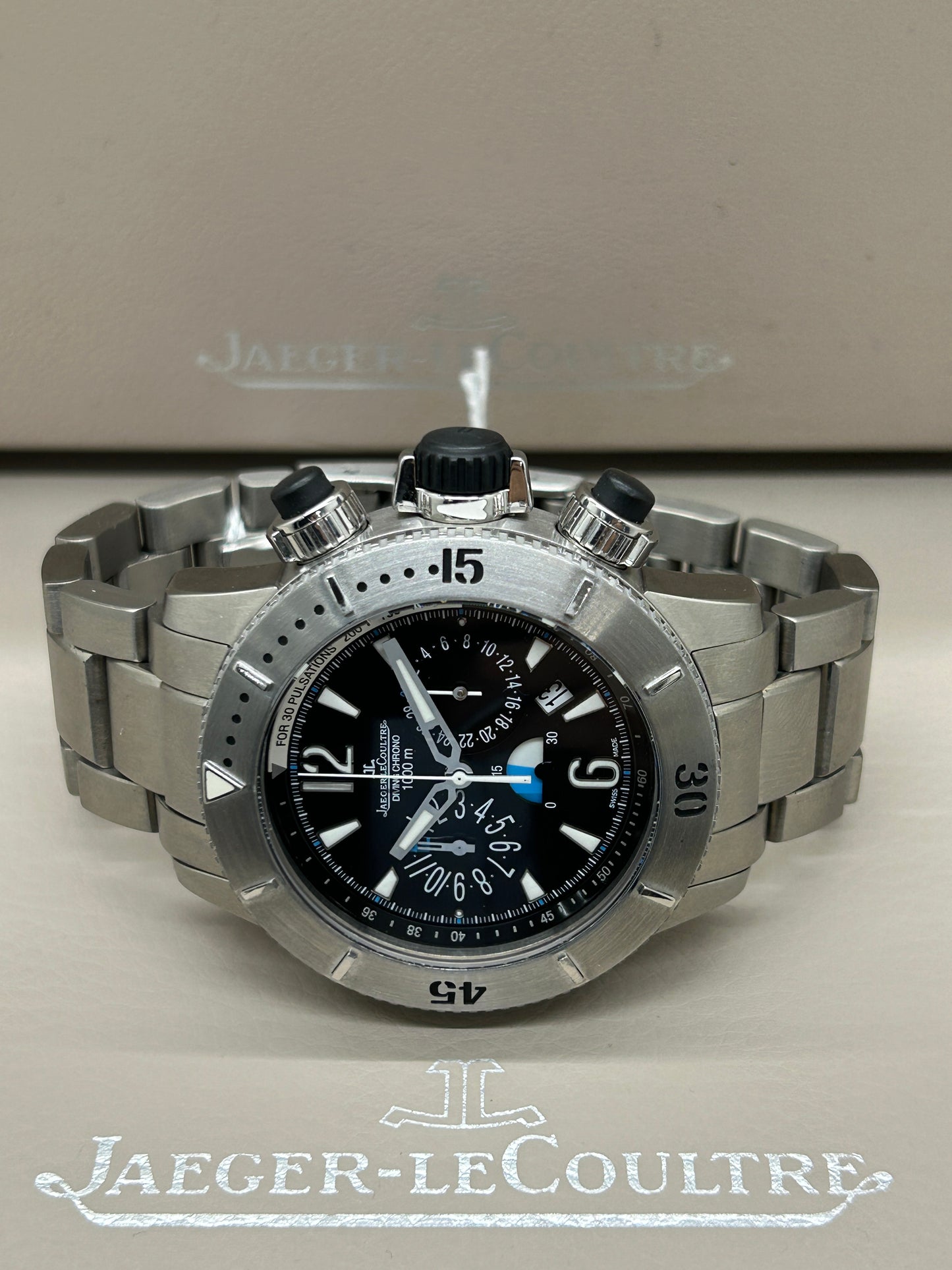 Jaeger-Le-Coultre Master Compressor Diving Chronograph Ref. 160.T.25 - Double Straps - Year 2008