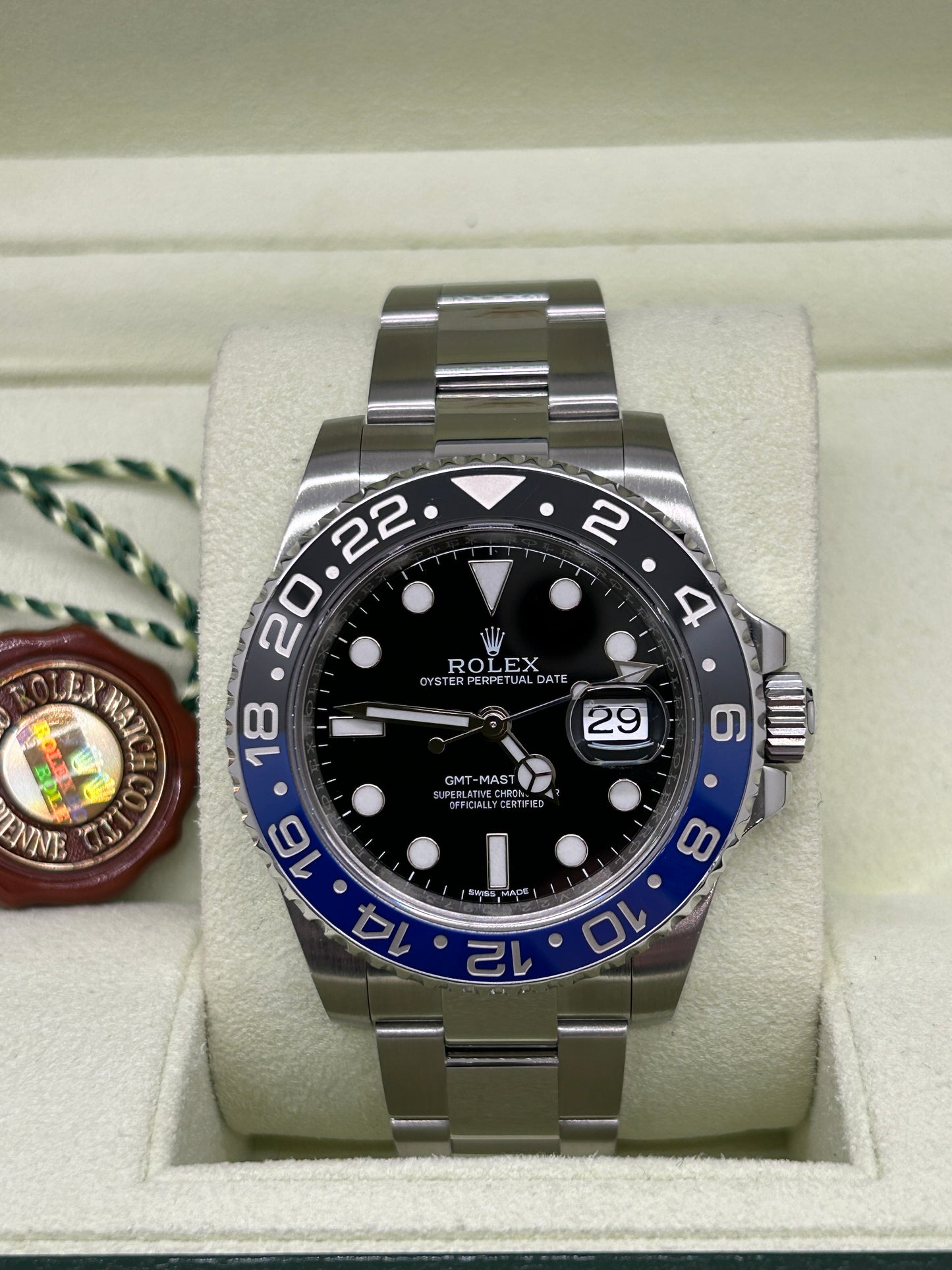 Rolex GMT-Master II "Batman" - Ref.116710BLNR - Year 2018