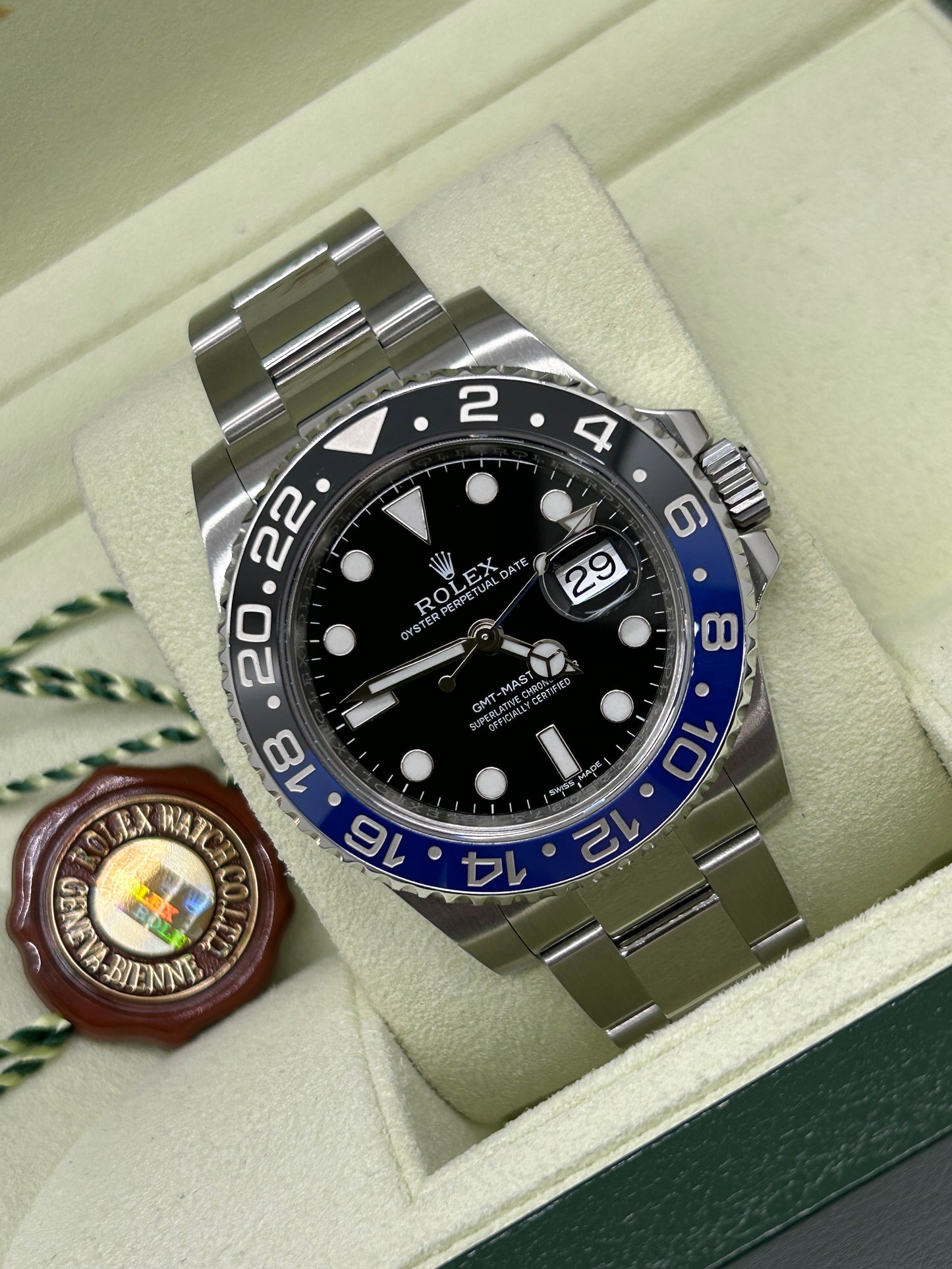 Rolex GMT-Master II "Batman" - Ref.116710BLNR - Year 2018