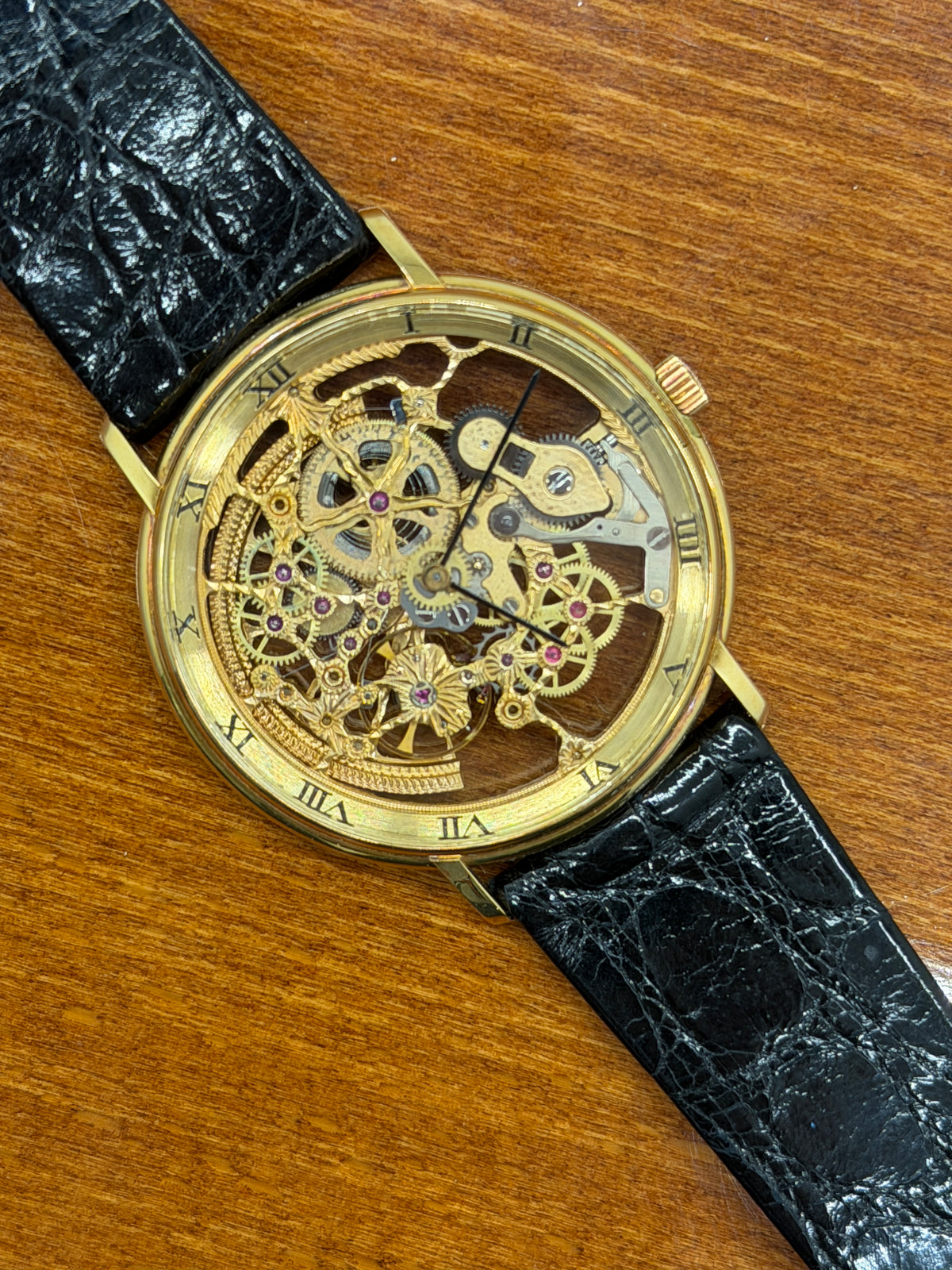 IWC Portofino Squelette 34mm - Ref 2701 - Yellow Gold - Box & Paper - Year 2001