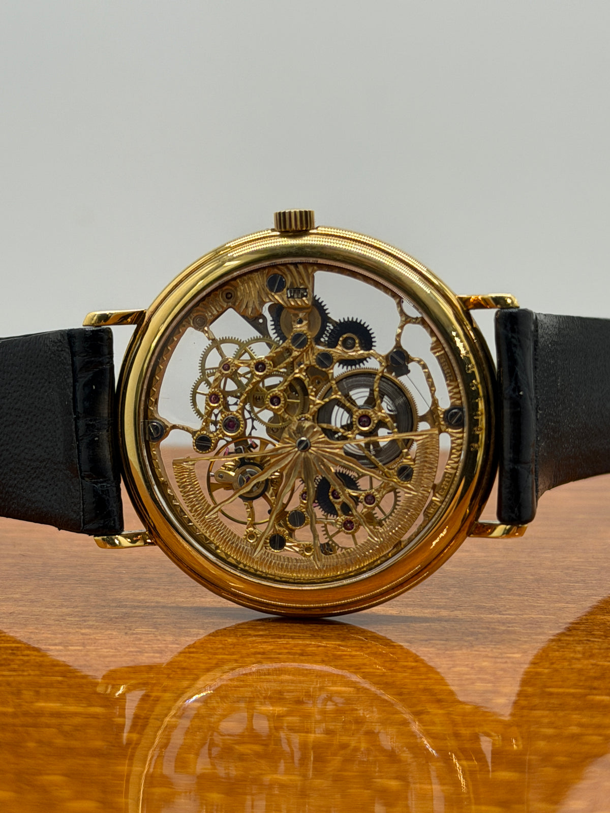 IWC Portofino Squelette 34mm - Ref 2701 - Yellow Gold - Box & Paper - Year 2001