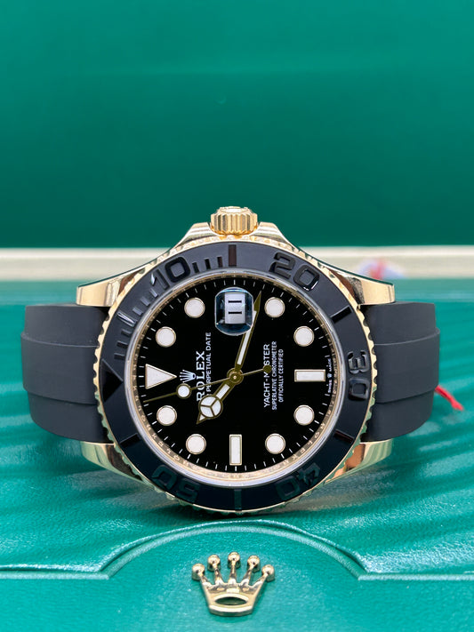 Rolex Yacht-master 42 - Black Dial - 18kt Gold - Ref 226658 - Year 2022