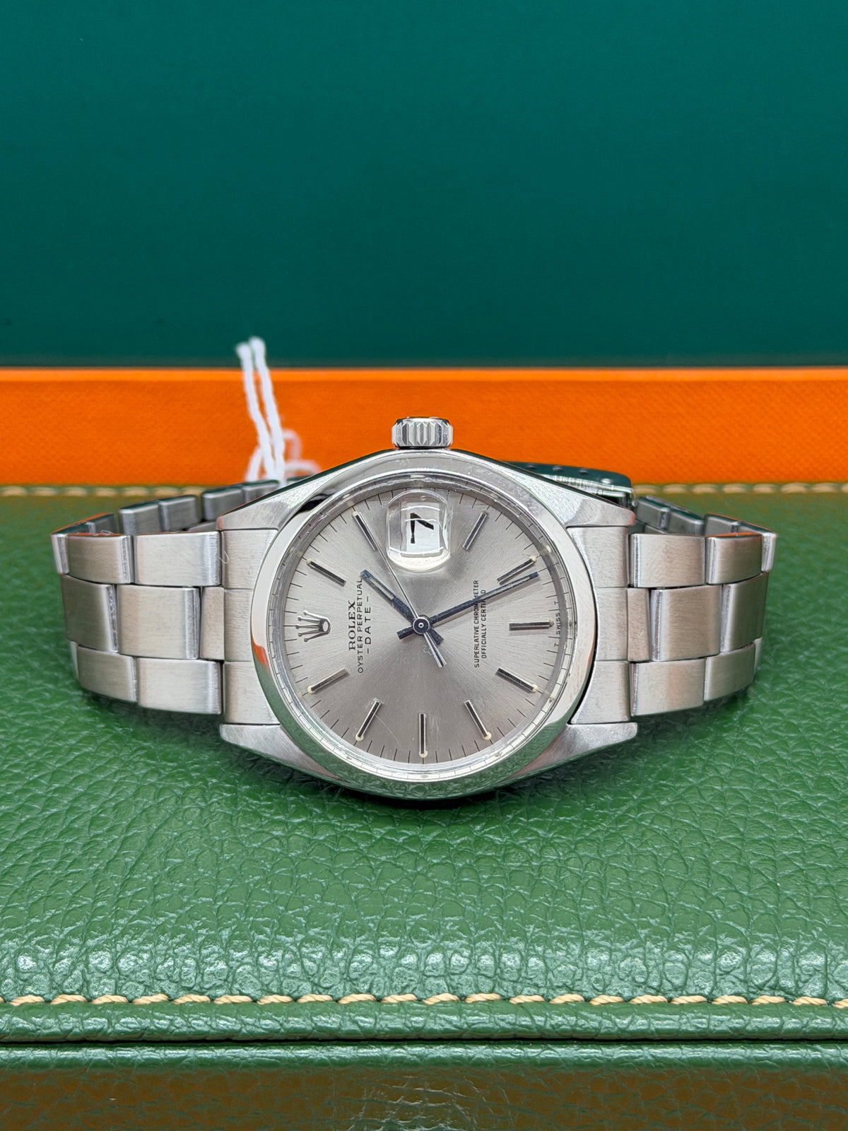 Rolex Oyster Perpetual Date 34mm - Agentee Dial - Ref 15000