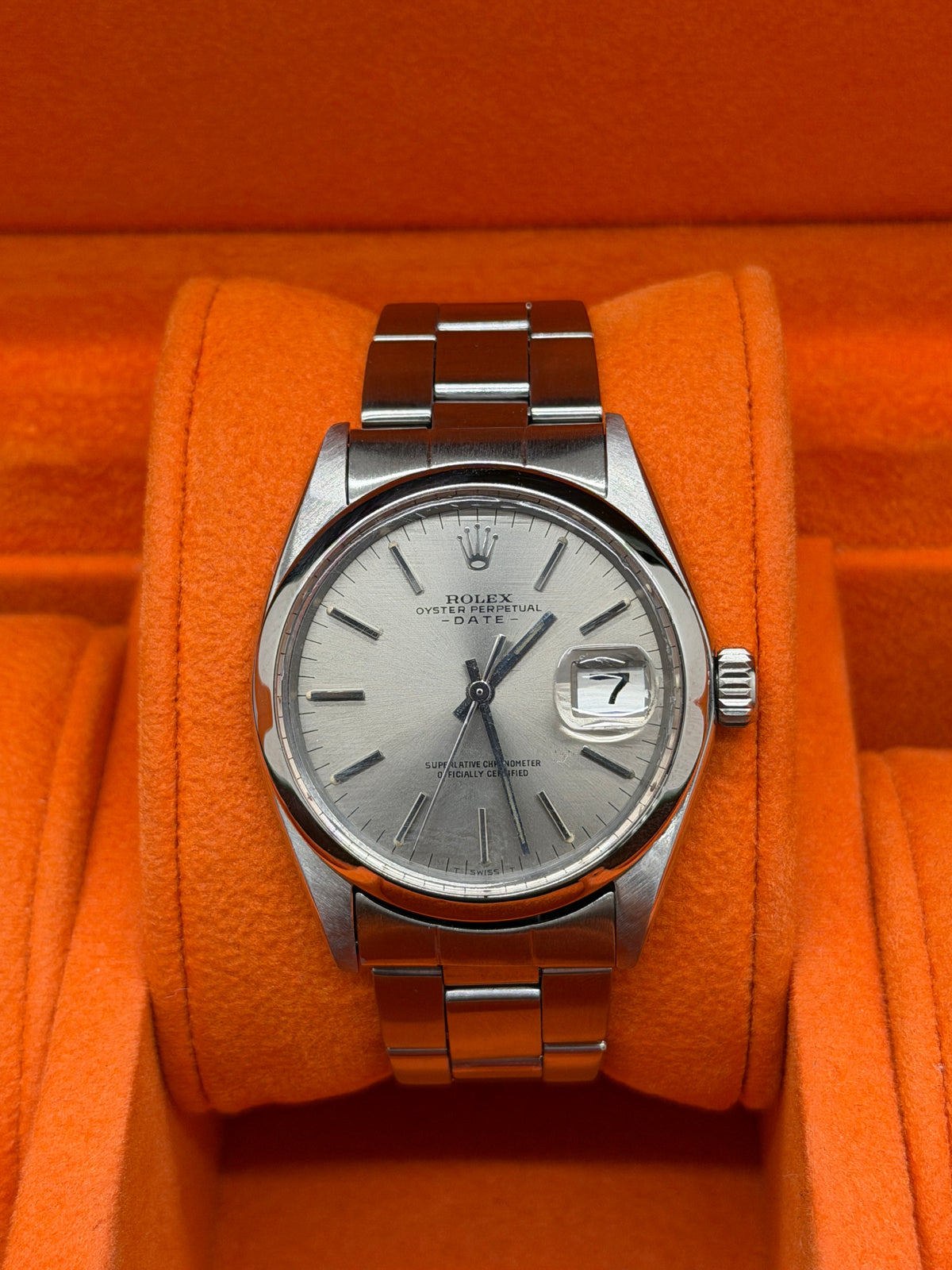 Rolex Oyster Perpetual Date 34mm - Agentee Dial - Ref 15000