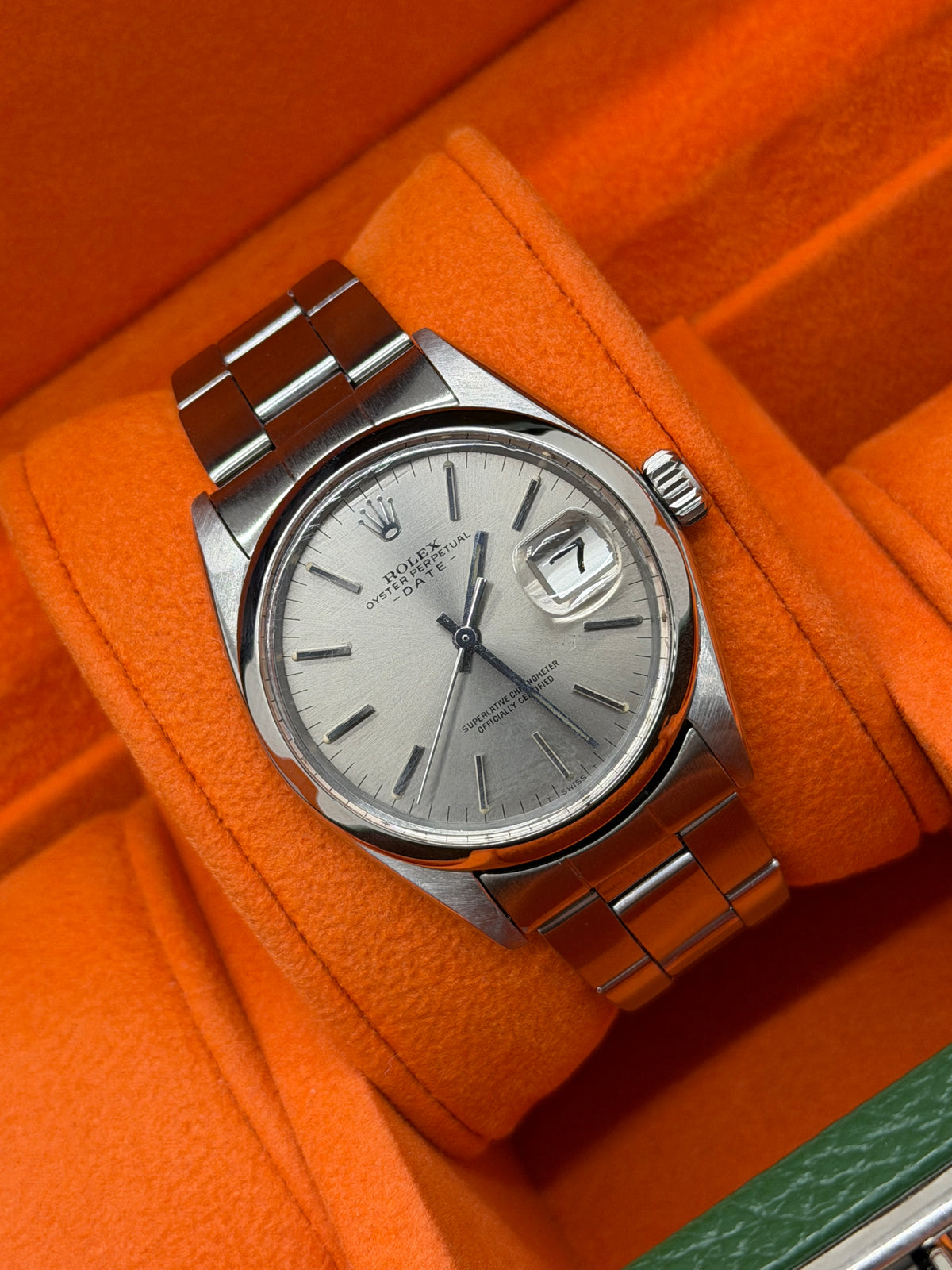Rolex Oyster Perpetual Date 34mm - Agentee Dial - Ref 15000