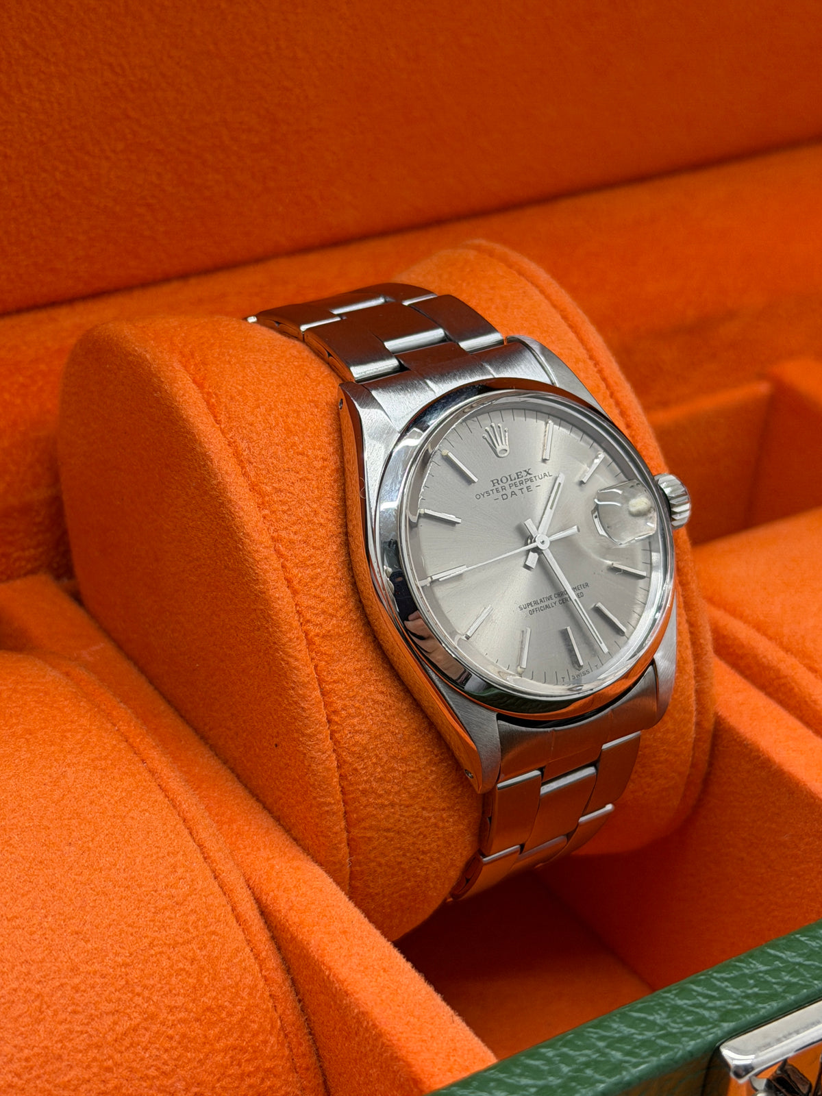 Rolex Oyster Perpetual Date 34mm - Agentee Dial - Ref 15000