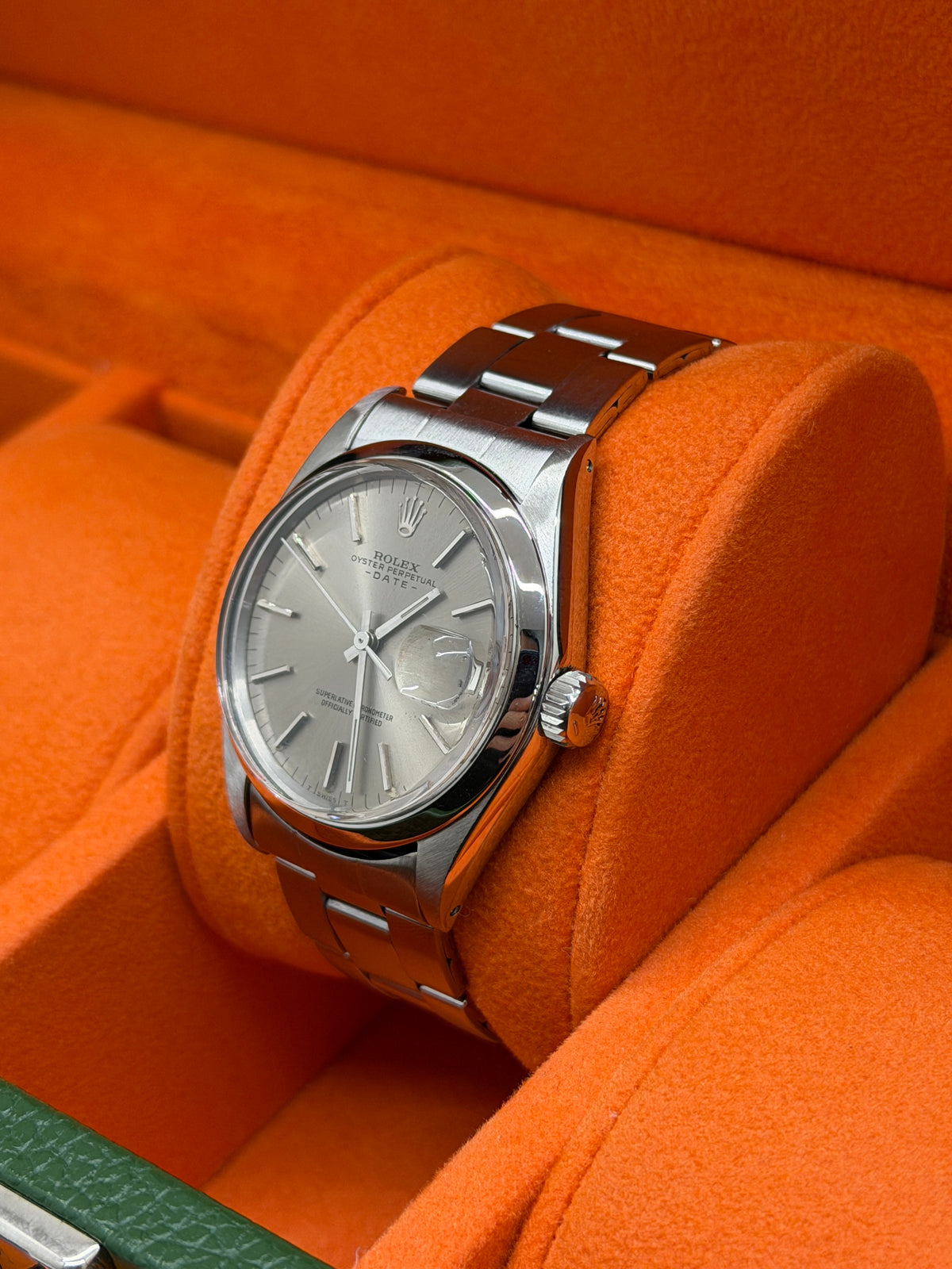 Rolex Oyster Perpetual Date 34mm - Agentee Dial - Ref 15000