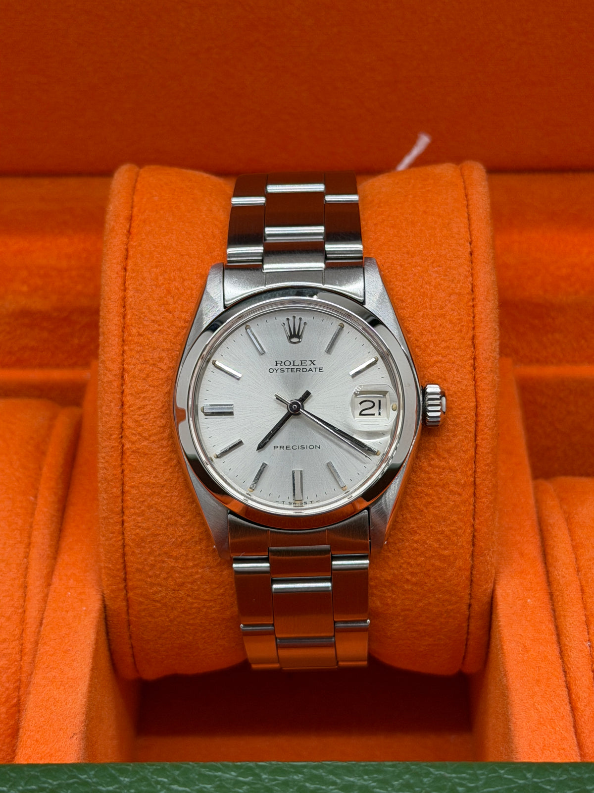 Rolex Oysterdate Precision Date 31mm - Argentee Dial - Ref 6466