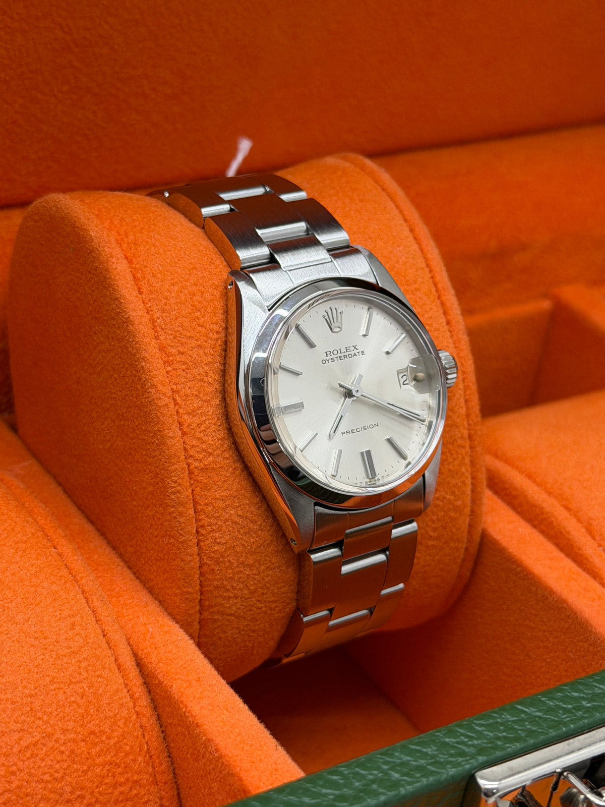 Rolex Oysterdate Precision Date 31mm - Argentee Dial - Ref 6466