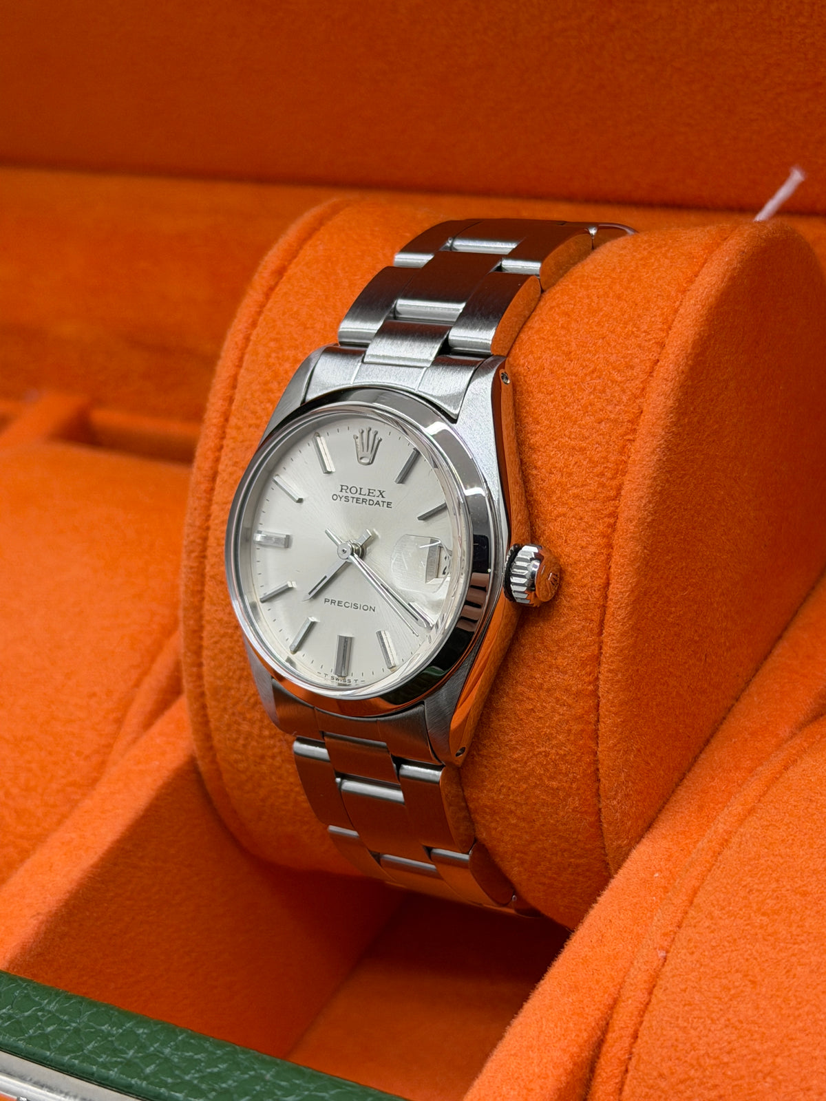 Rolex Oysterdate Precision Date 31mm - Argentee Dial - Ref 6466