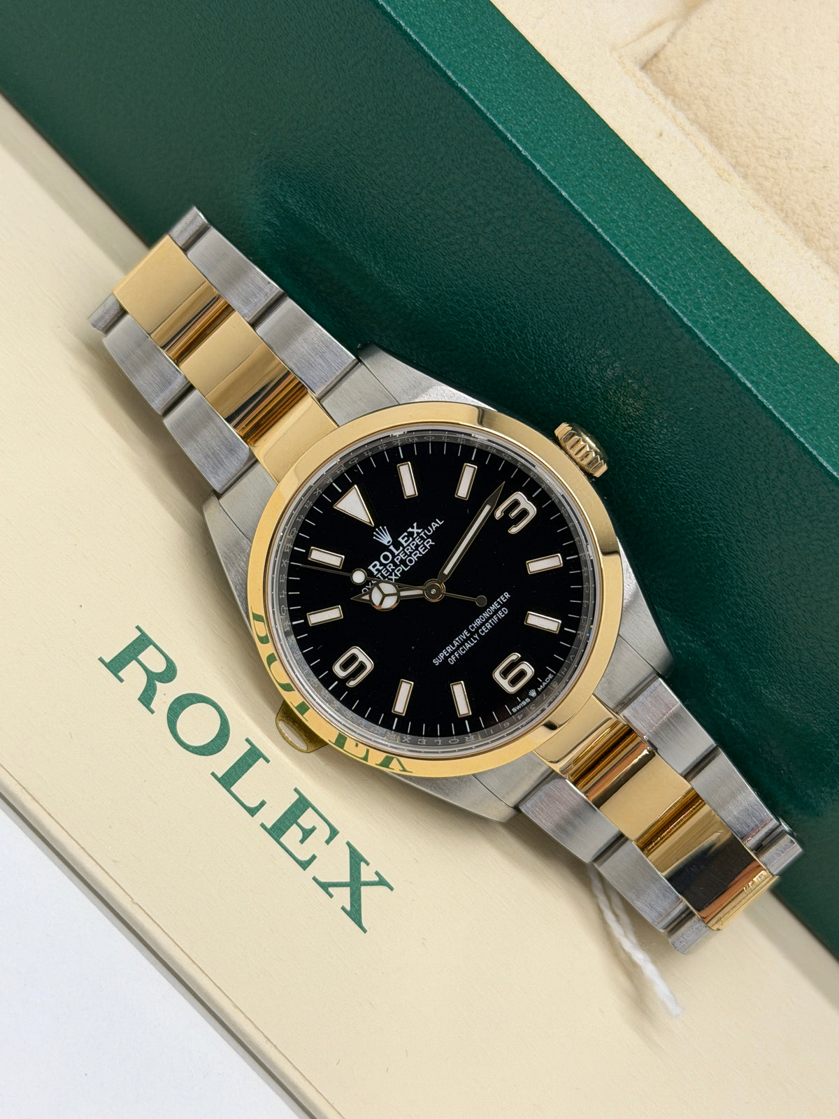 Rolex Explorer 36mm - 18Kt Yelow Gold & Steel - Ref 124273 - Year 2023