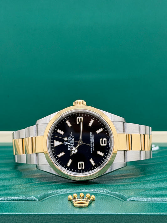 Rolex Explorer 36mm - 18Kt Yelow Gold & Steel - Ref 124273 - Year 2023