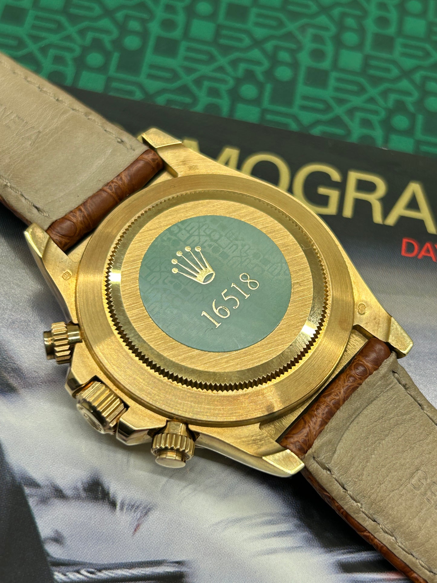 Rolex Daytona - White Dial - 18kt Gold - Ref 16518 - Unworn 1998