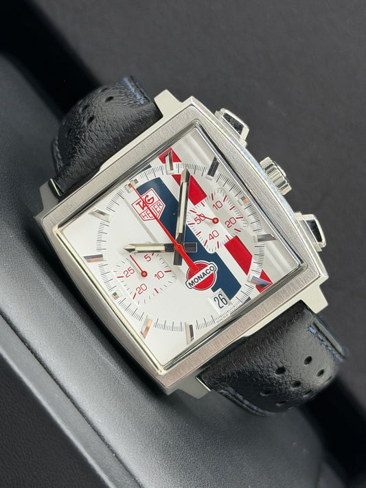 TAG Heuer Monaco Gulf - White Dial - Limited Edition Ref CW2118 - Year 2006