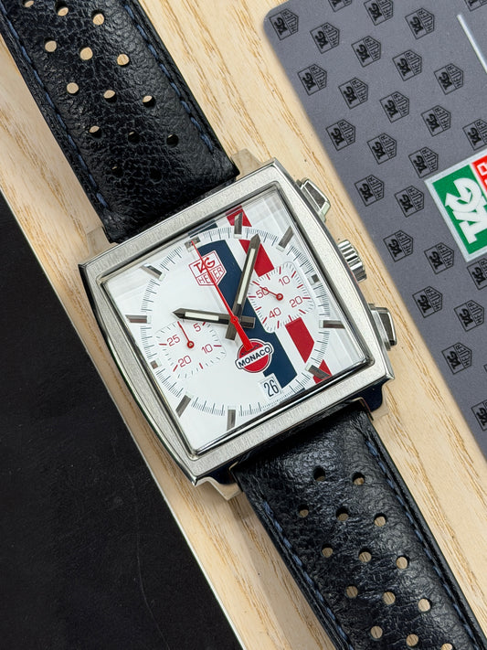 TAG Heuer Monaco Gulf - White Dial - Limited Edition Ref CW2118 - Year 2006