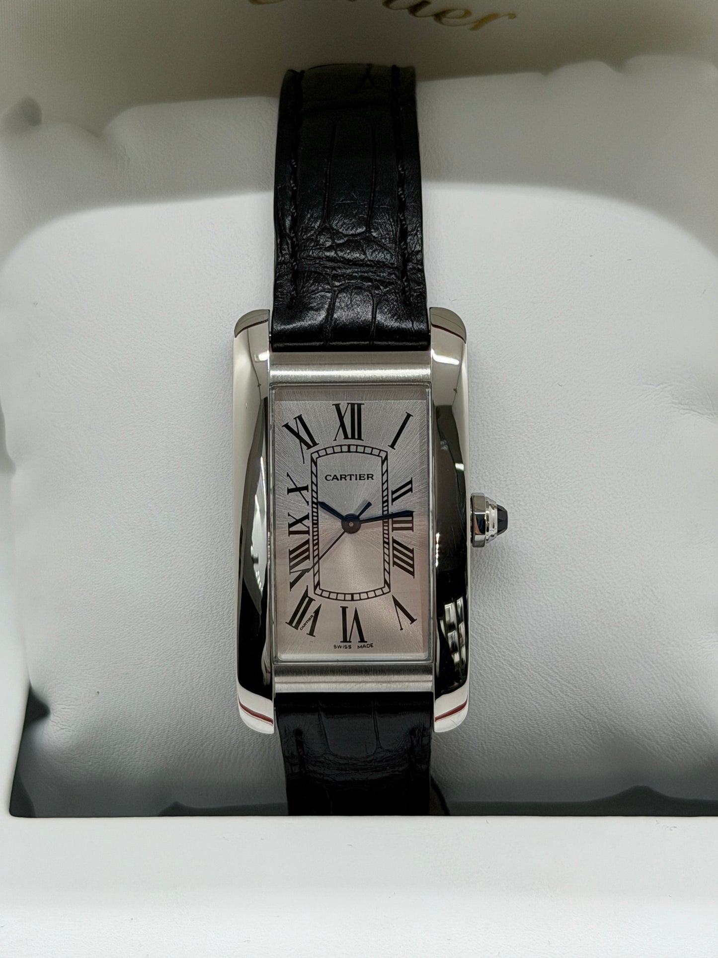 Cartier Tank Américaine Silver Dial - Automatic Ref 3971 - Year 2017