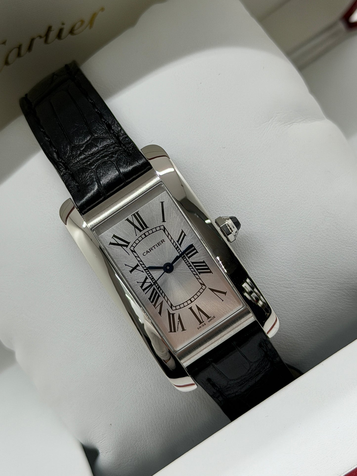 Cartier Tank Américaine Silver Dial - Automatic Ref 3971 - Year 2017