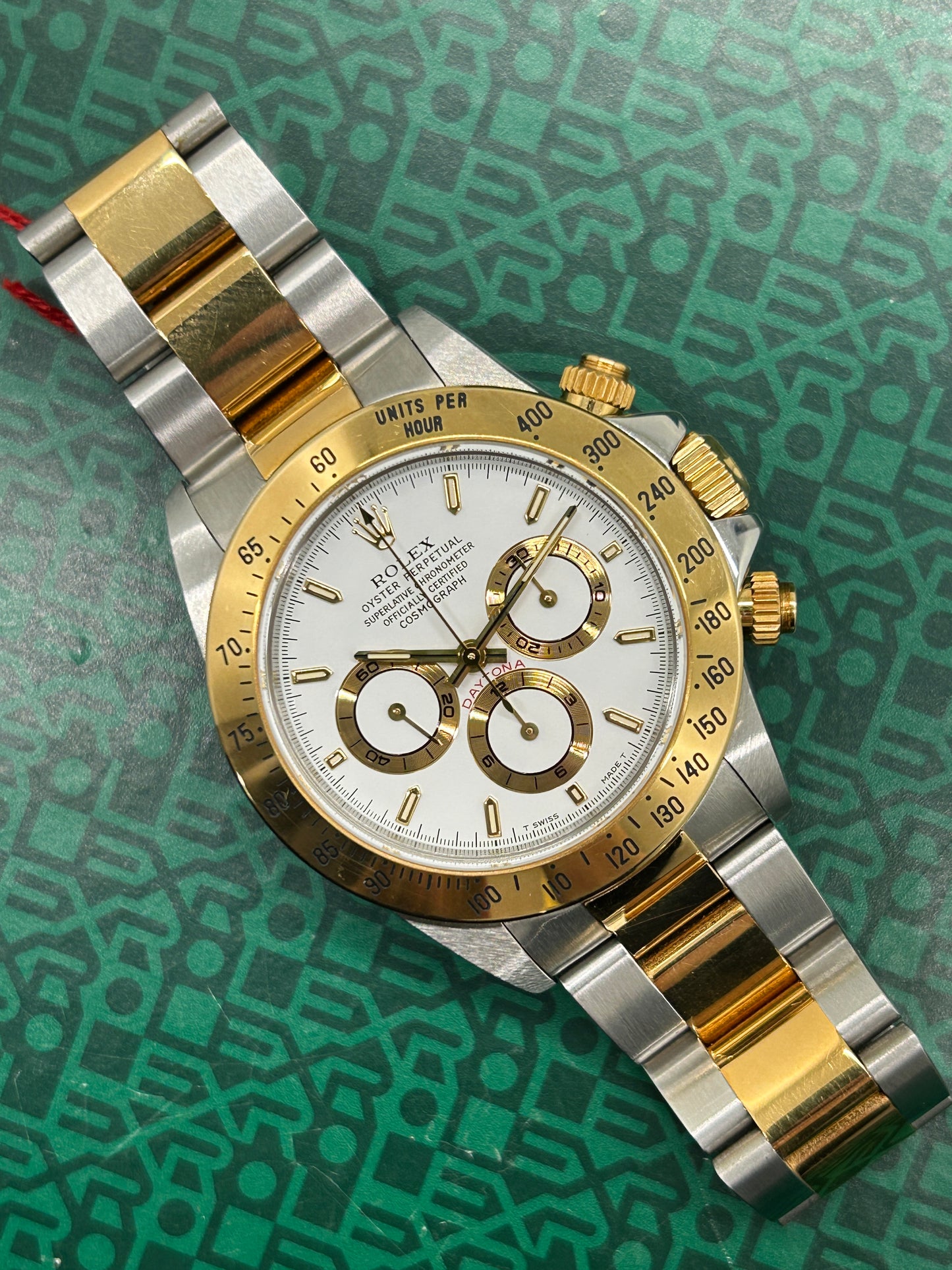 Rolex Daytona - White Dial - El Primero - Ref 16523 -  Never Polished - Year 1998