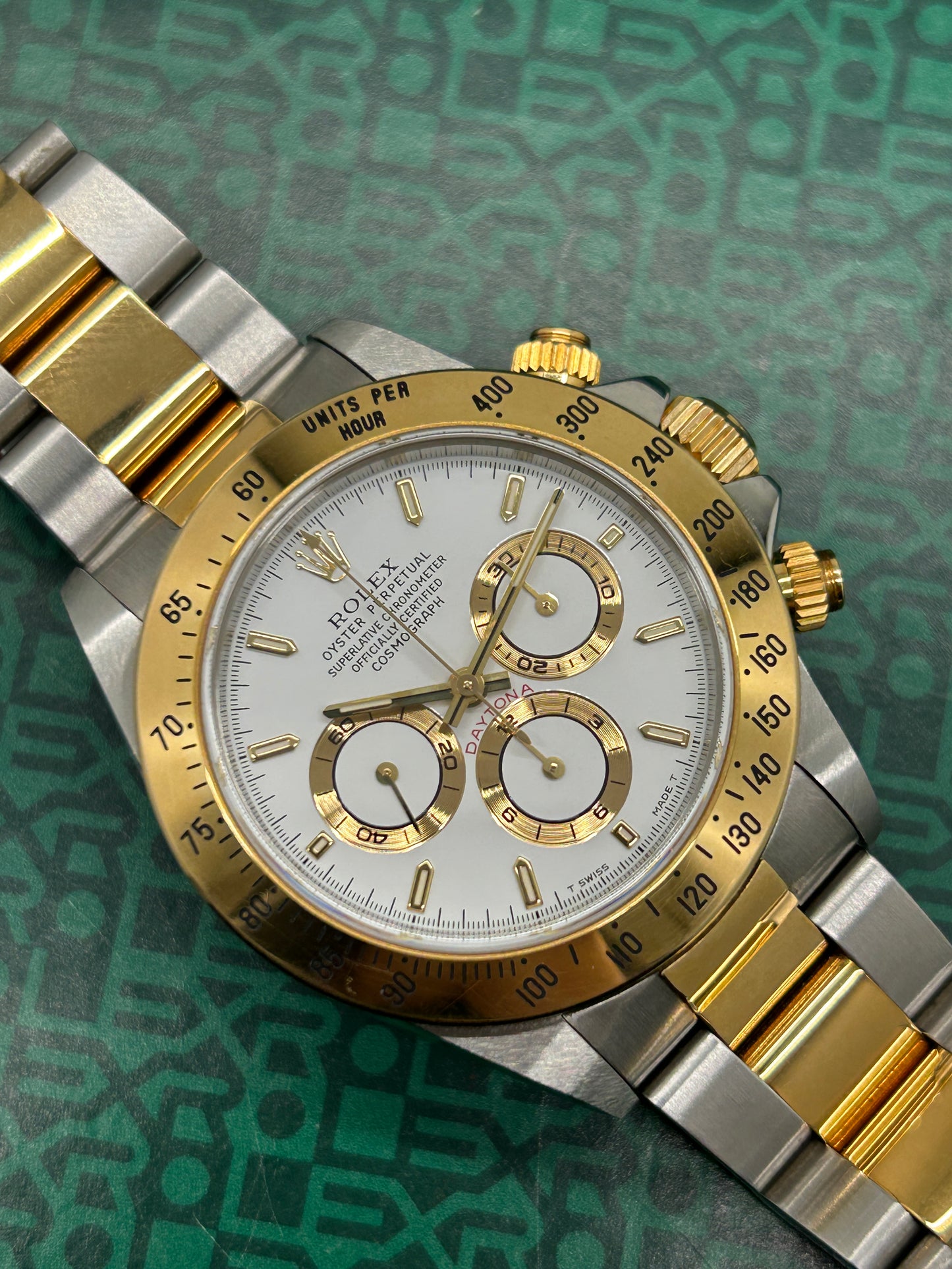 Rolex Daytona - White Dial - El Primero - Ref 16523 -  Never Polished - Year 1998