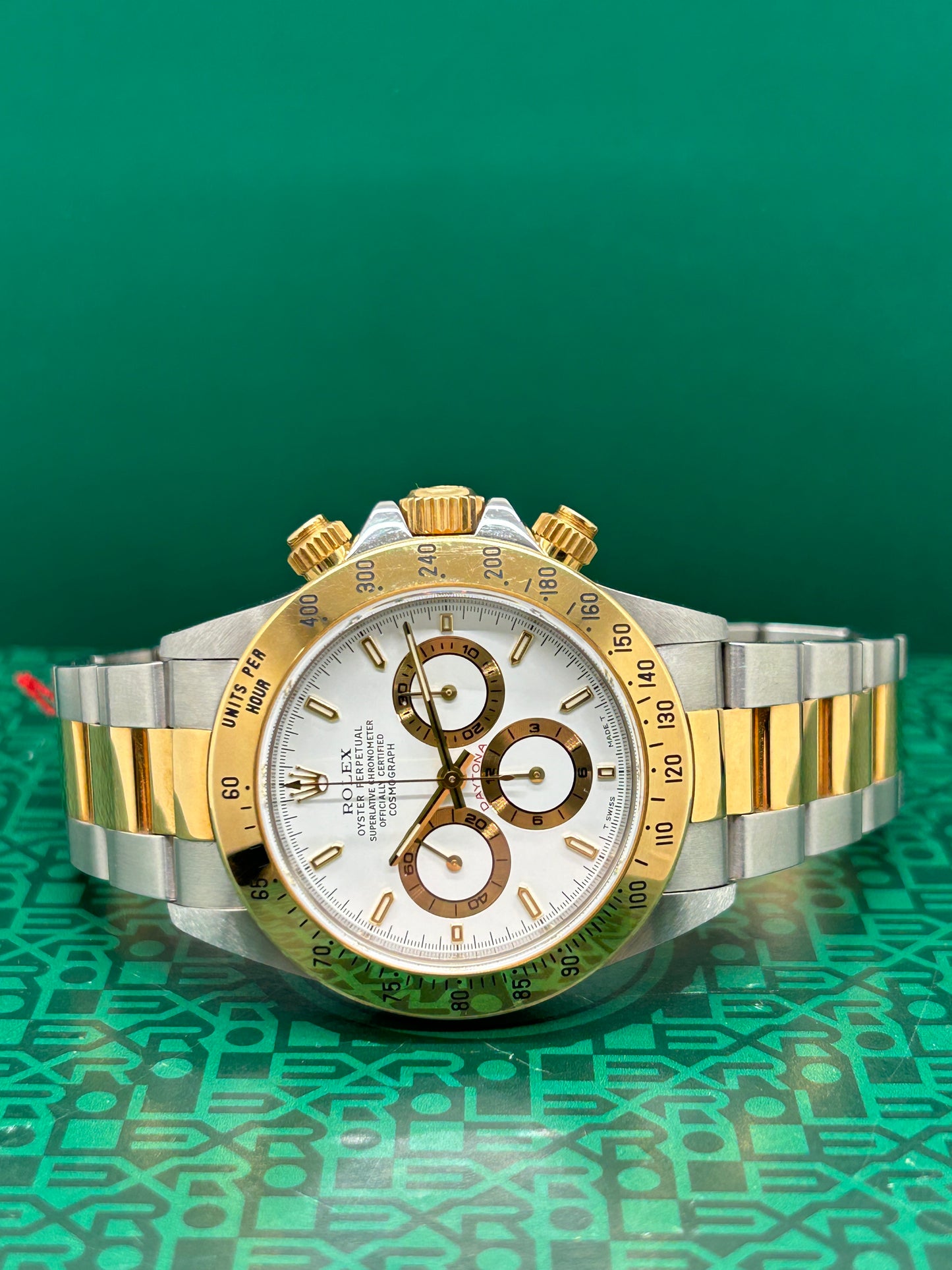 Rolex Daytona - White Dial - El Primero - Ref 16523 -  Never Polished - Year 1998