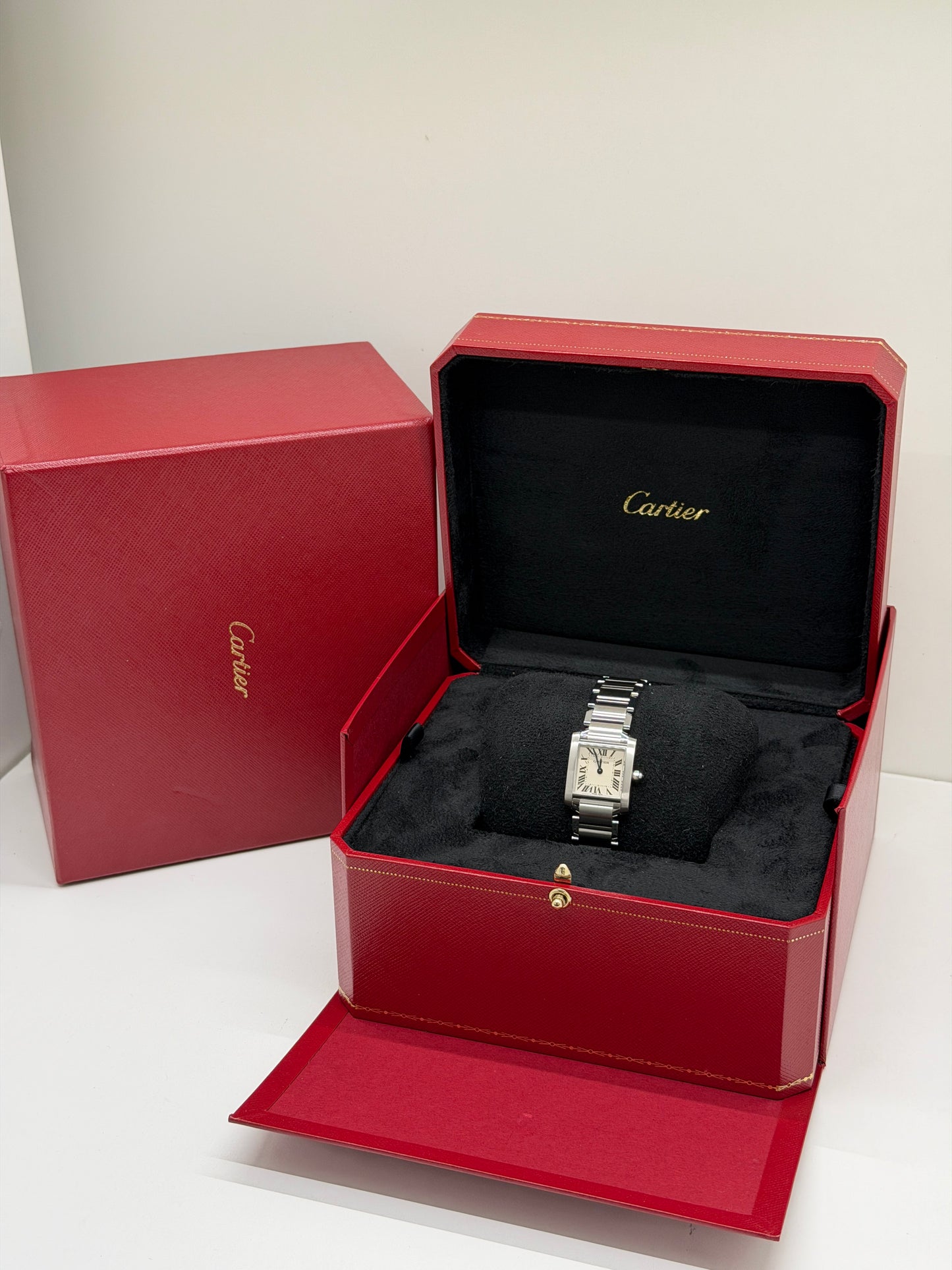 Cartier Tank Française White Dial Ref W51008Q3 - Year 2022