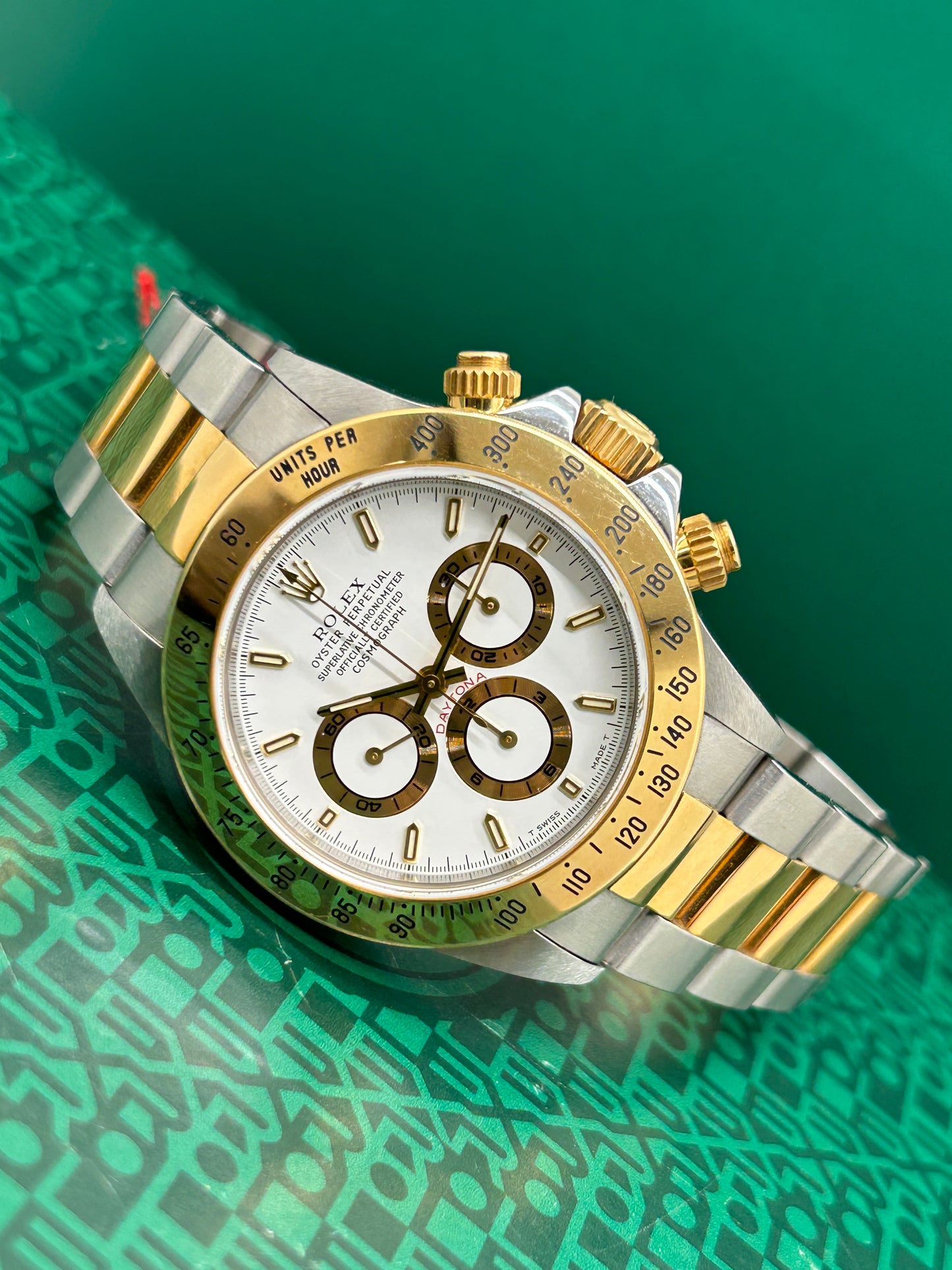 Rolex Daytona - White Dial - El Primero - Ref 16523 -  Never Polished - Year 1998