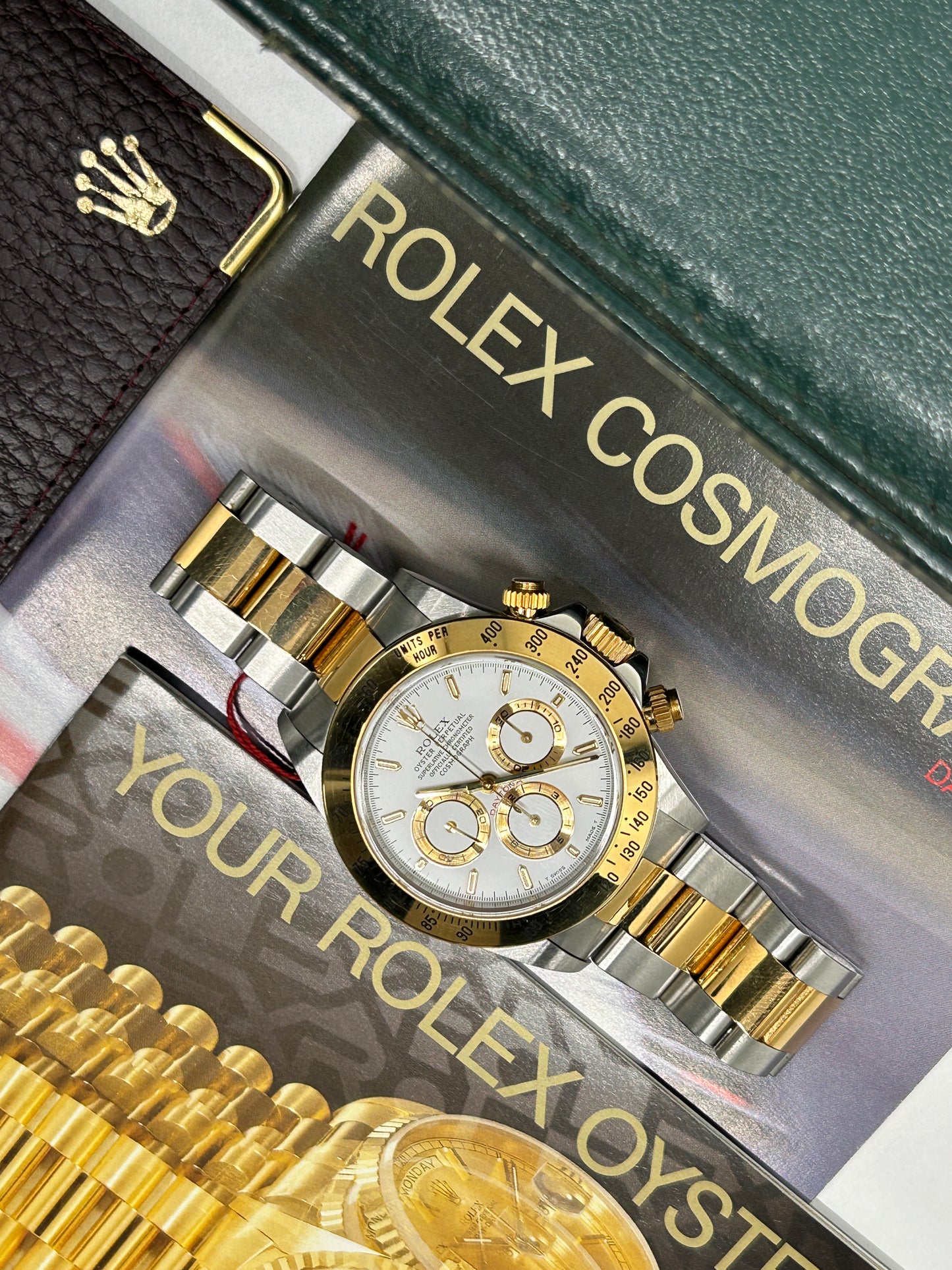 Rolex Daytona - White Dial - El Primero - Ref 16523 -  Never Polished - Year 1998