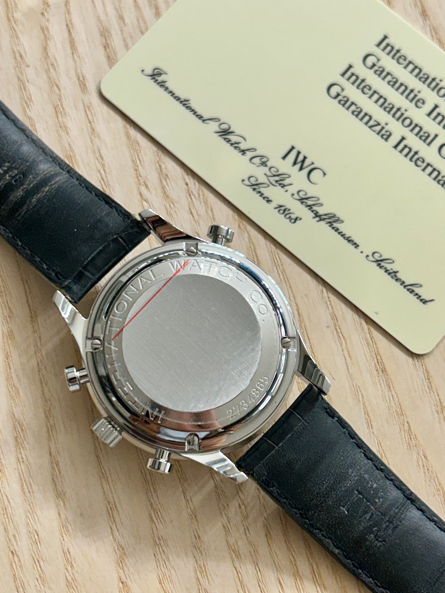 IWC Rattrapante Chronograph - Ref IW3712 - Year 2001