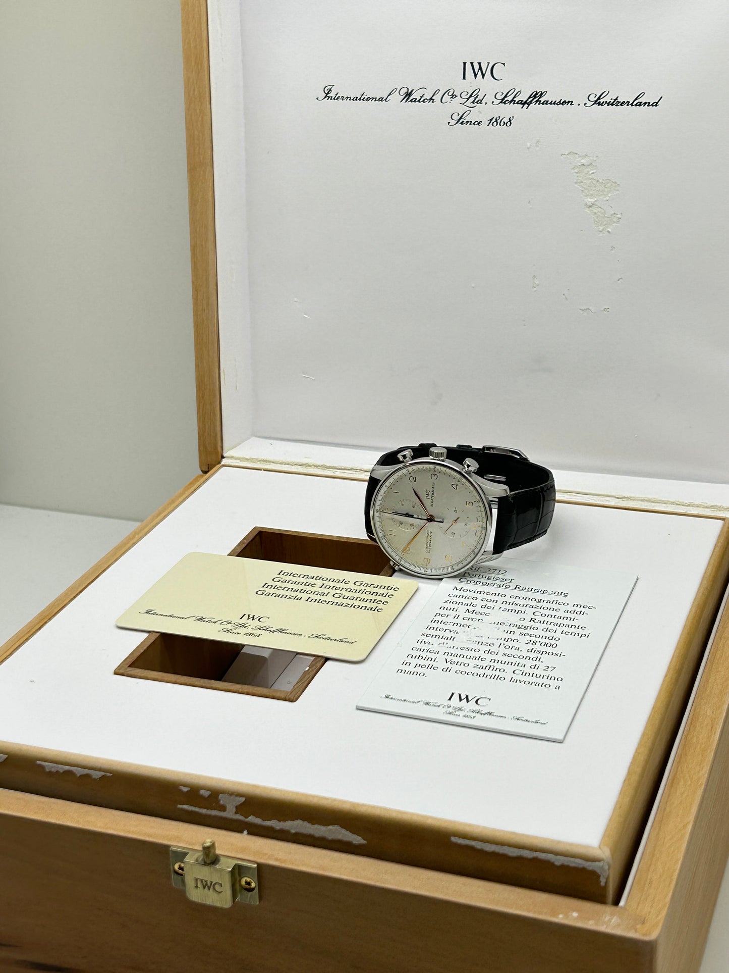 IWC Rattrapante Chronograph - Ref IW3712 - Year 2001