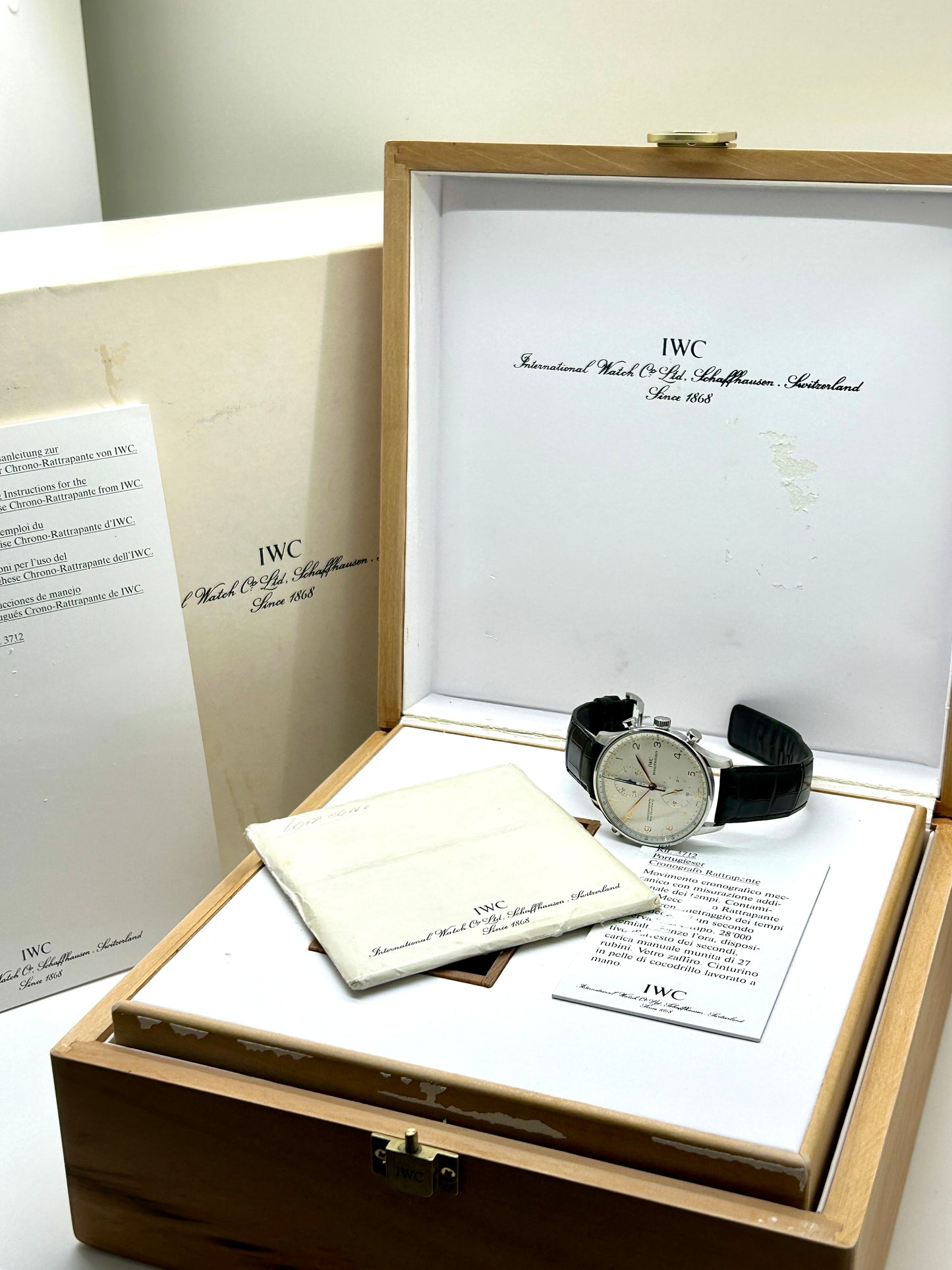 IWC Rattrapante Chronograph - Ref IW3712 - Year 2001