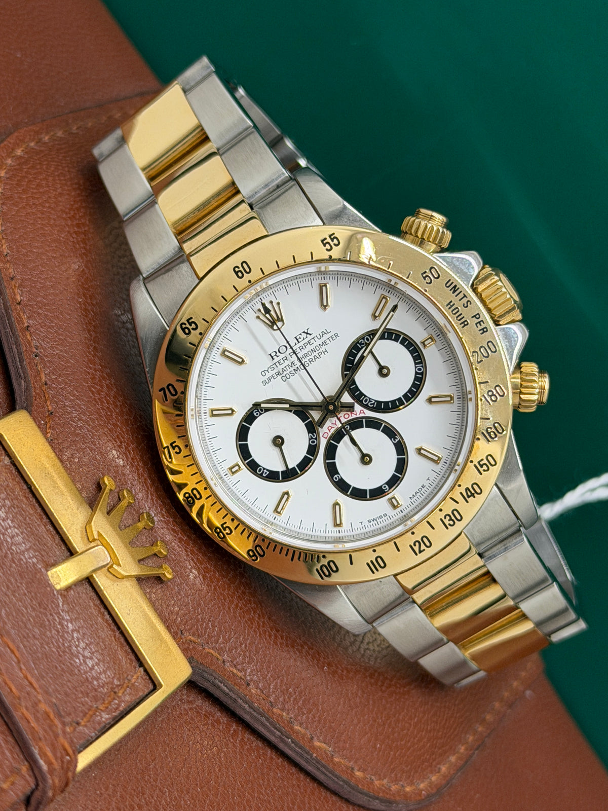 Rolex Daytona Ref 16523 - White Dial - 4 Lines - 200 Scale Bezel - Inverted Six - Year 1989 Ser L5 - Original Box & Papers + Expertise