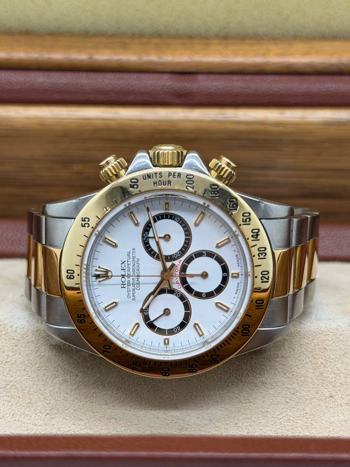 Rolex Daytona Ref 16523 - White Dial - 4 Lines - 200 Scale Bezel - Inverted Six - Year 1989 Ser L5 - Original Box & Papers + Expertise