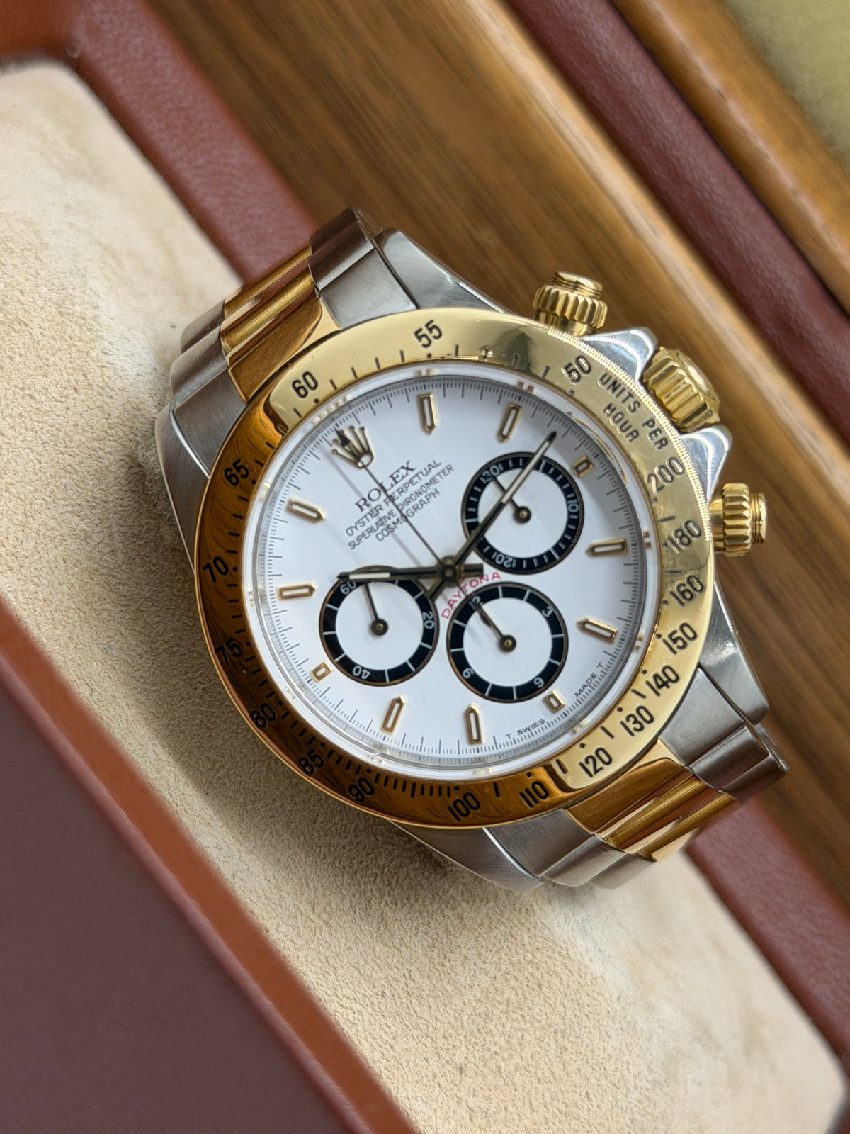 Rolex Daytona Ref 16523 - White Dial - 4 Lines - 200 Scale Bezel - Inverted Six - Year 1989 Ser L5 - Original Box & Papers + Expertise