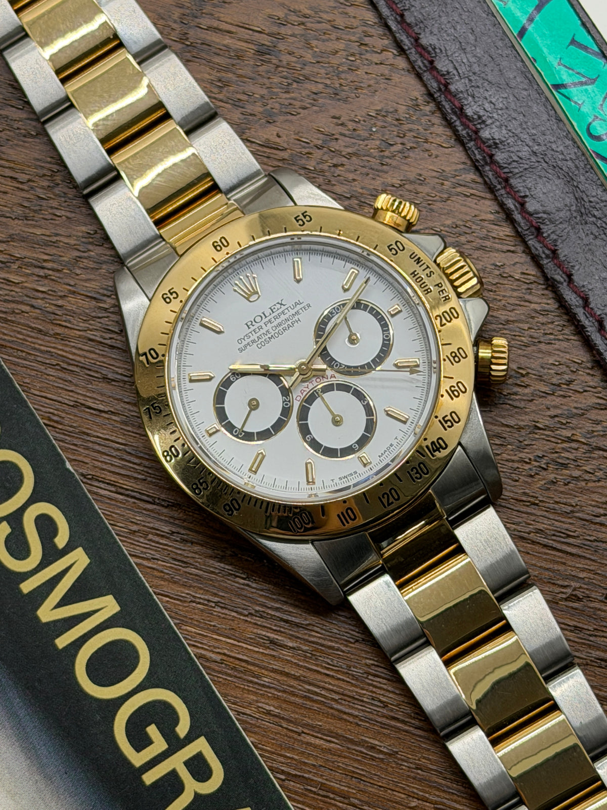 Rolex Daytona Ref 16523 - White Dial - 4 Lines - 200 Scale Bezel - Inverted Six - Year 1989 Ser L5 - Original Box & Papers + Expertise