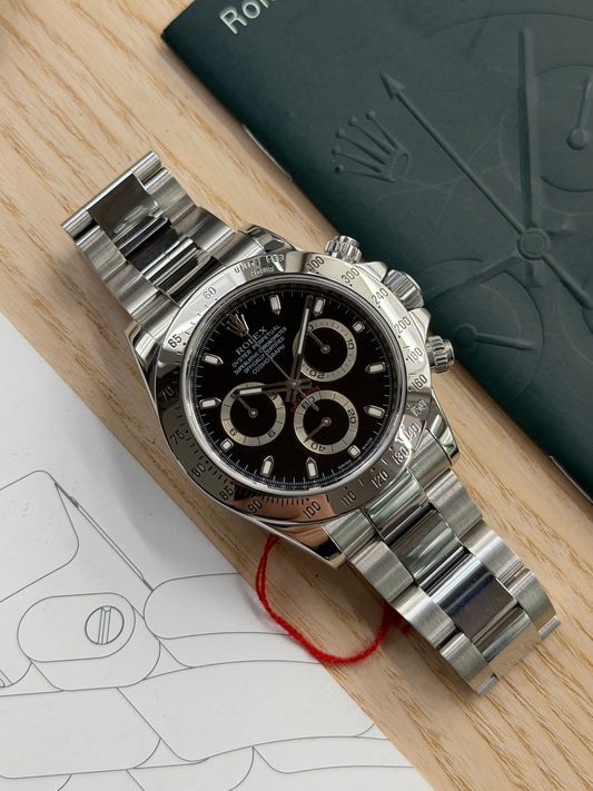Rolex Daytona Black Dial Ref 116520 - Year 2011