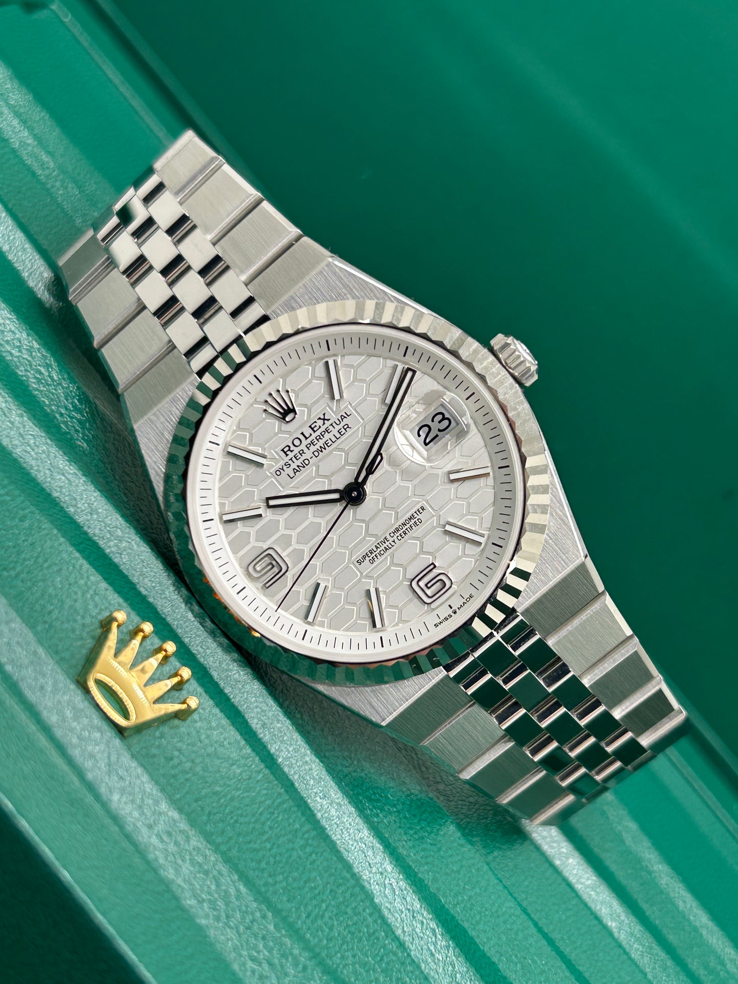 Rolex Land-Dweller 40 White Dial - Ref 127334 - New 2025