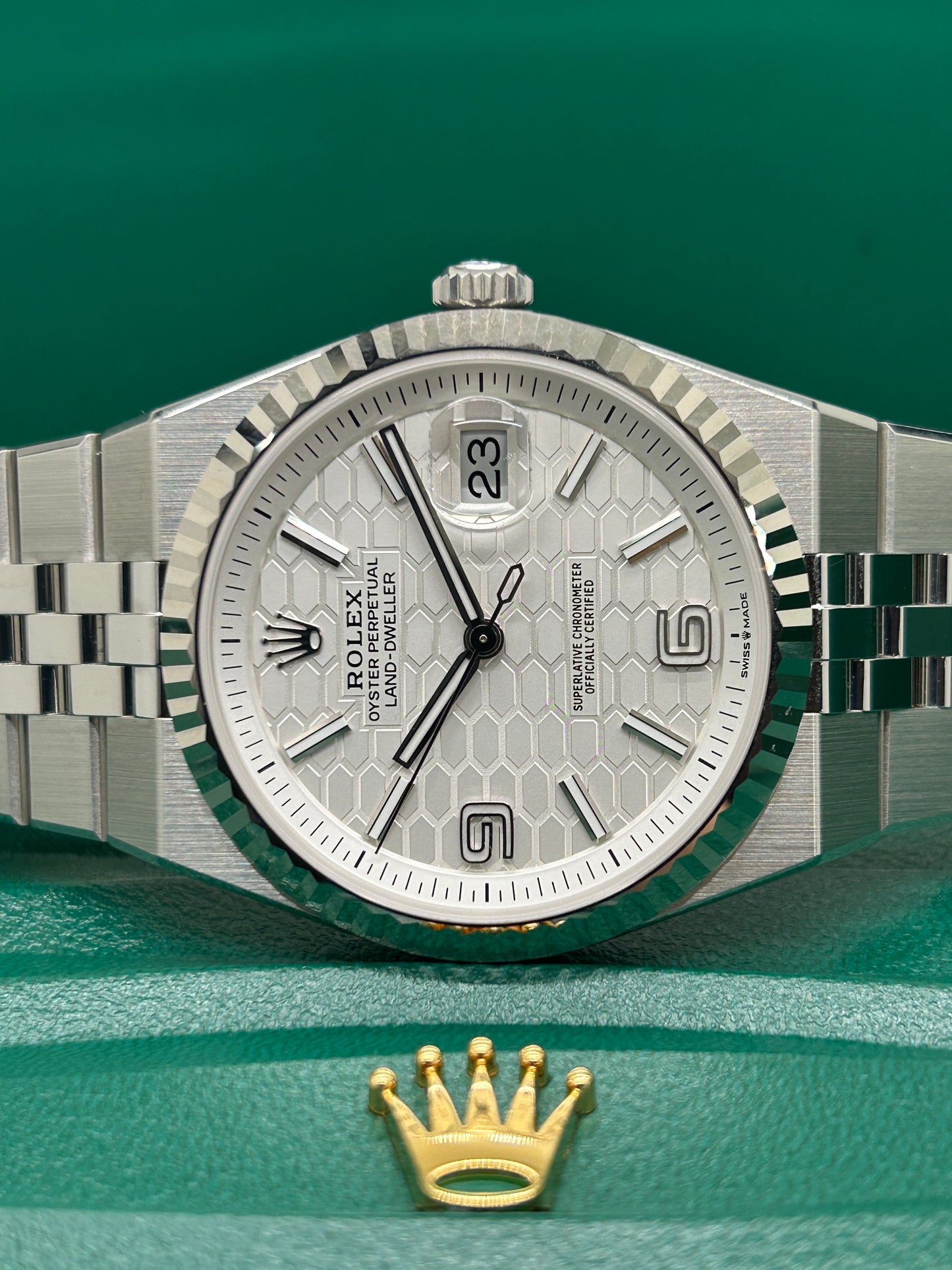 Rolex Land-Dweller 40 White Dial - Ref 127334 - New 2025