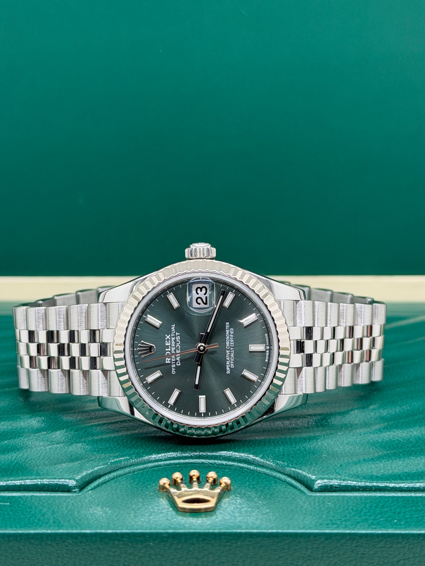 Rolex Datejust 31 Green Mint Dial Ref 278274 - Year 2022