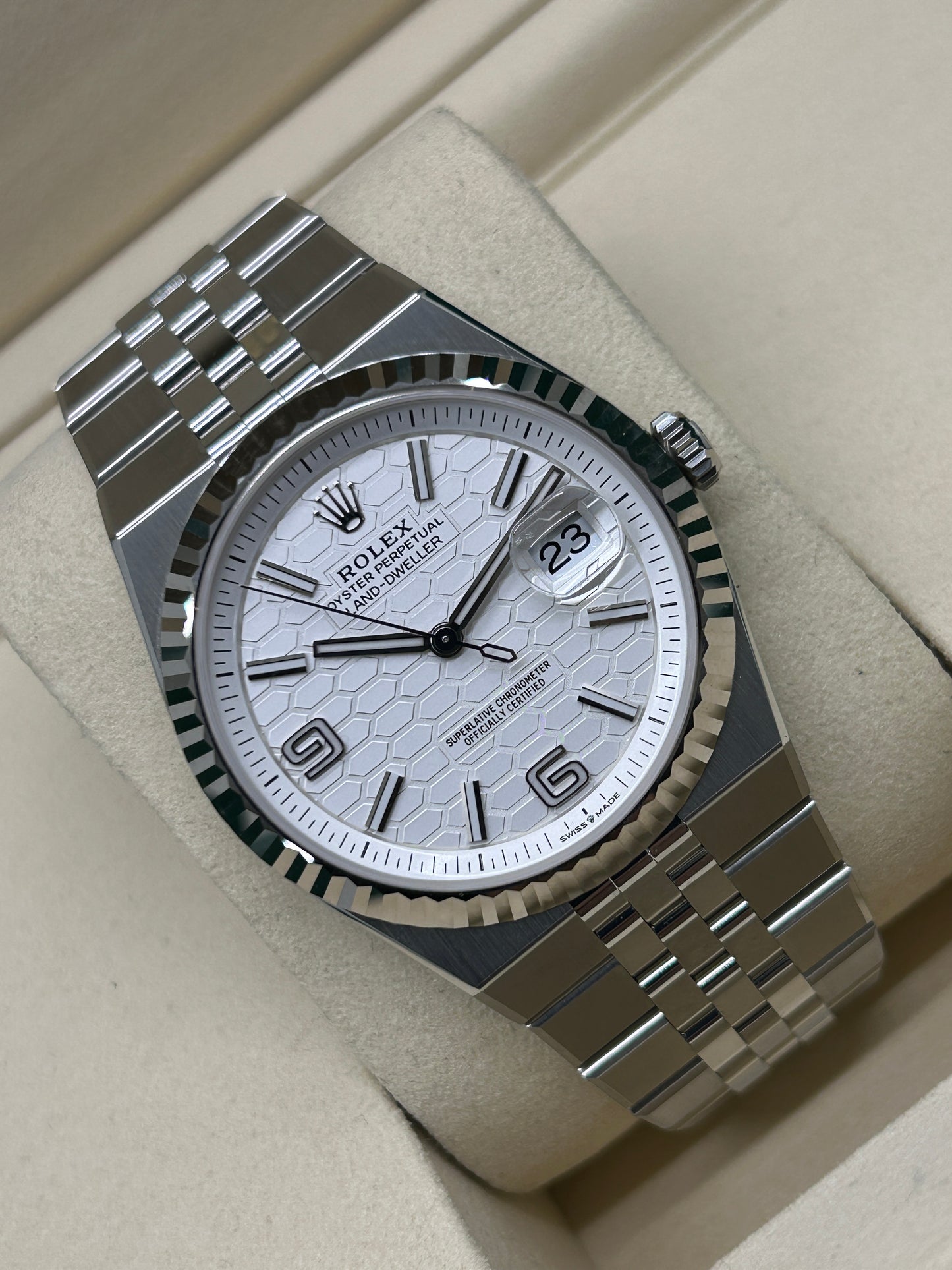 Rolex Land-Dweller 40 White Dial - Ref 127334 - New 2025