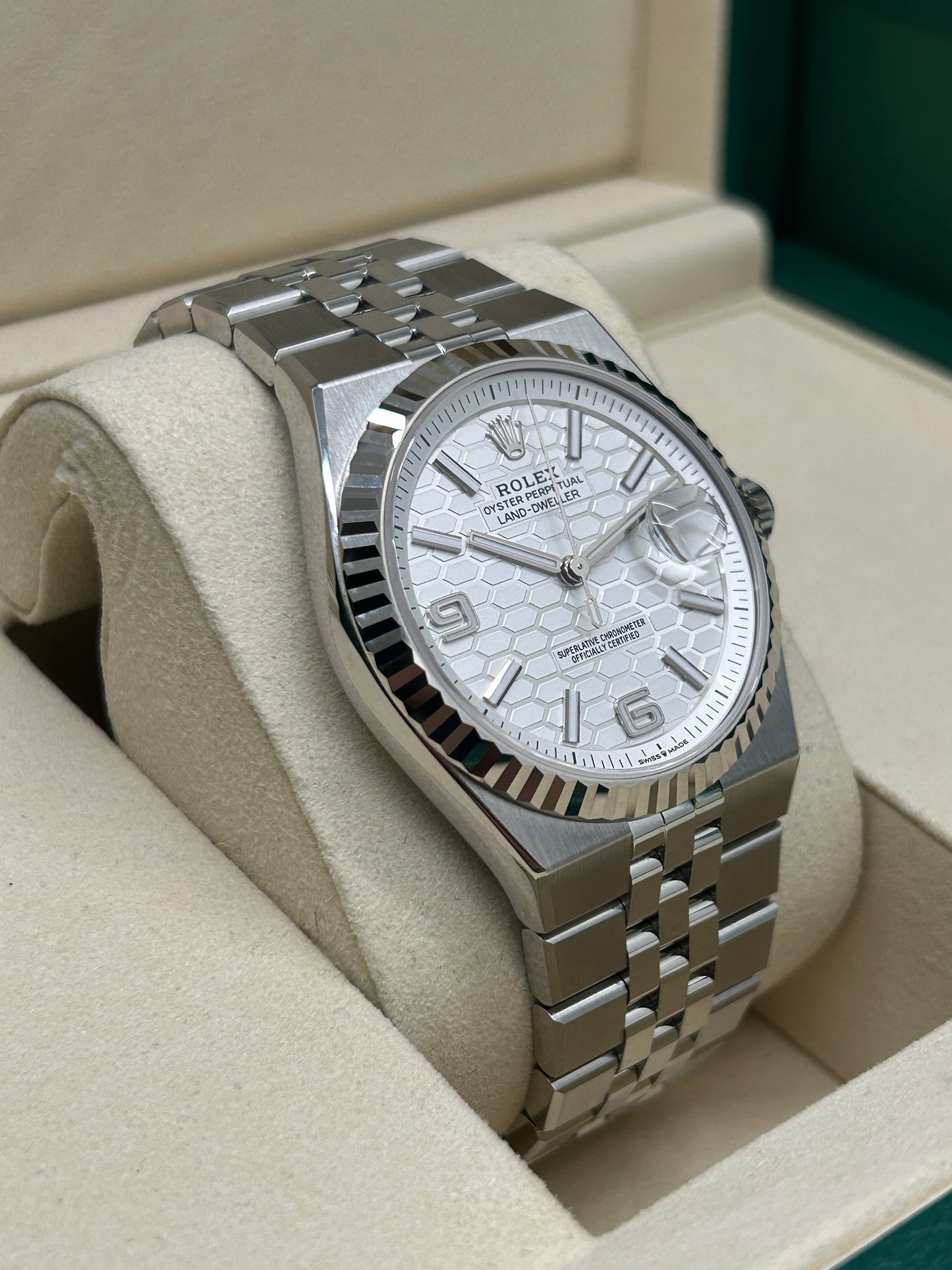 Rolex Land-Dweller 40 White Dial - Ref 127334 - New 2025
