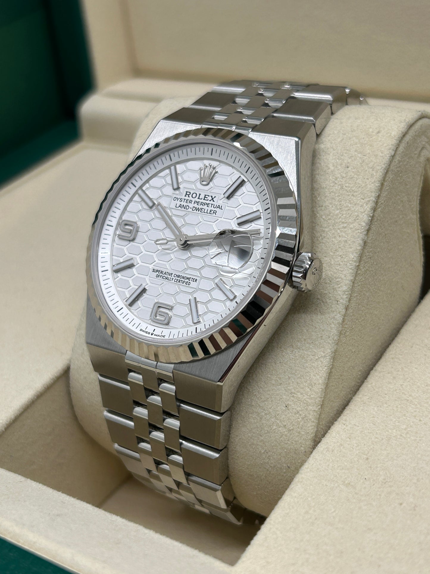 Rolex Land-Dweller 40 White Dial - Ref 127334 - New 2025