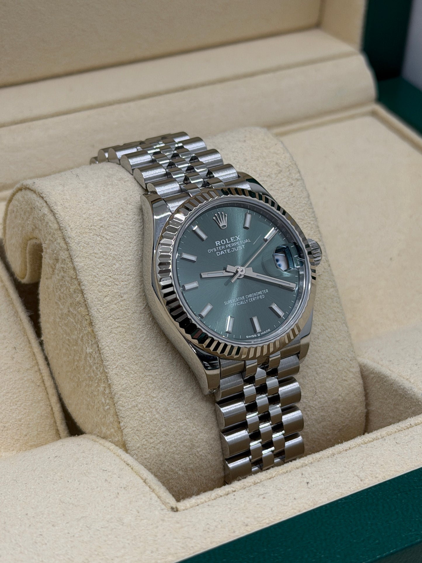 Rolex Datejust 31 Green Mint Dial Ref 278274 - Year 2022