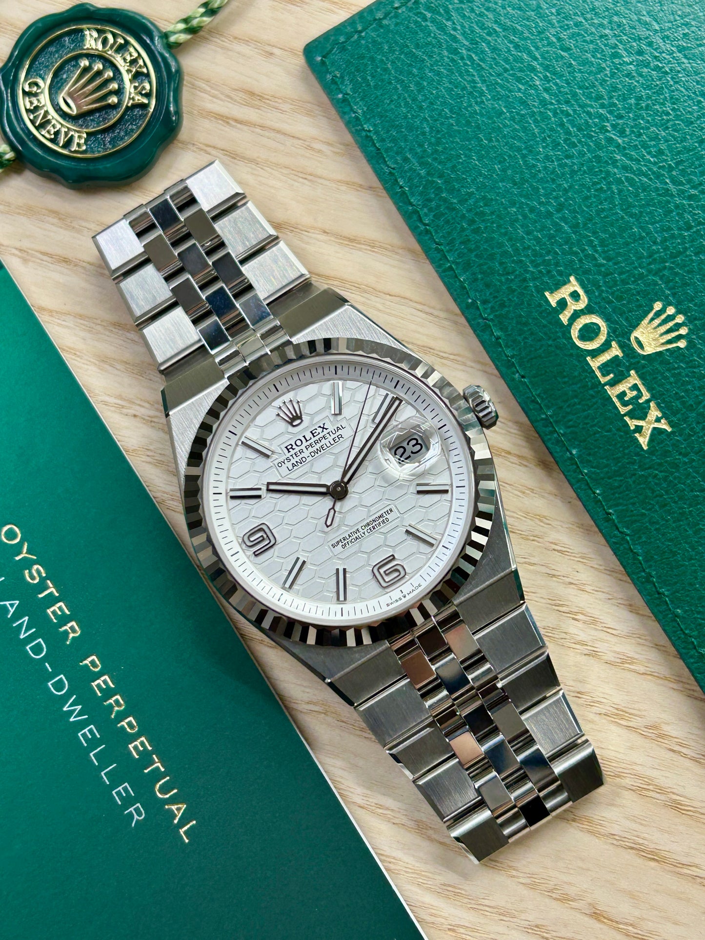 Rolex Land-Dweller 40 White Dial - Ref 127334 - New 2025