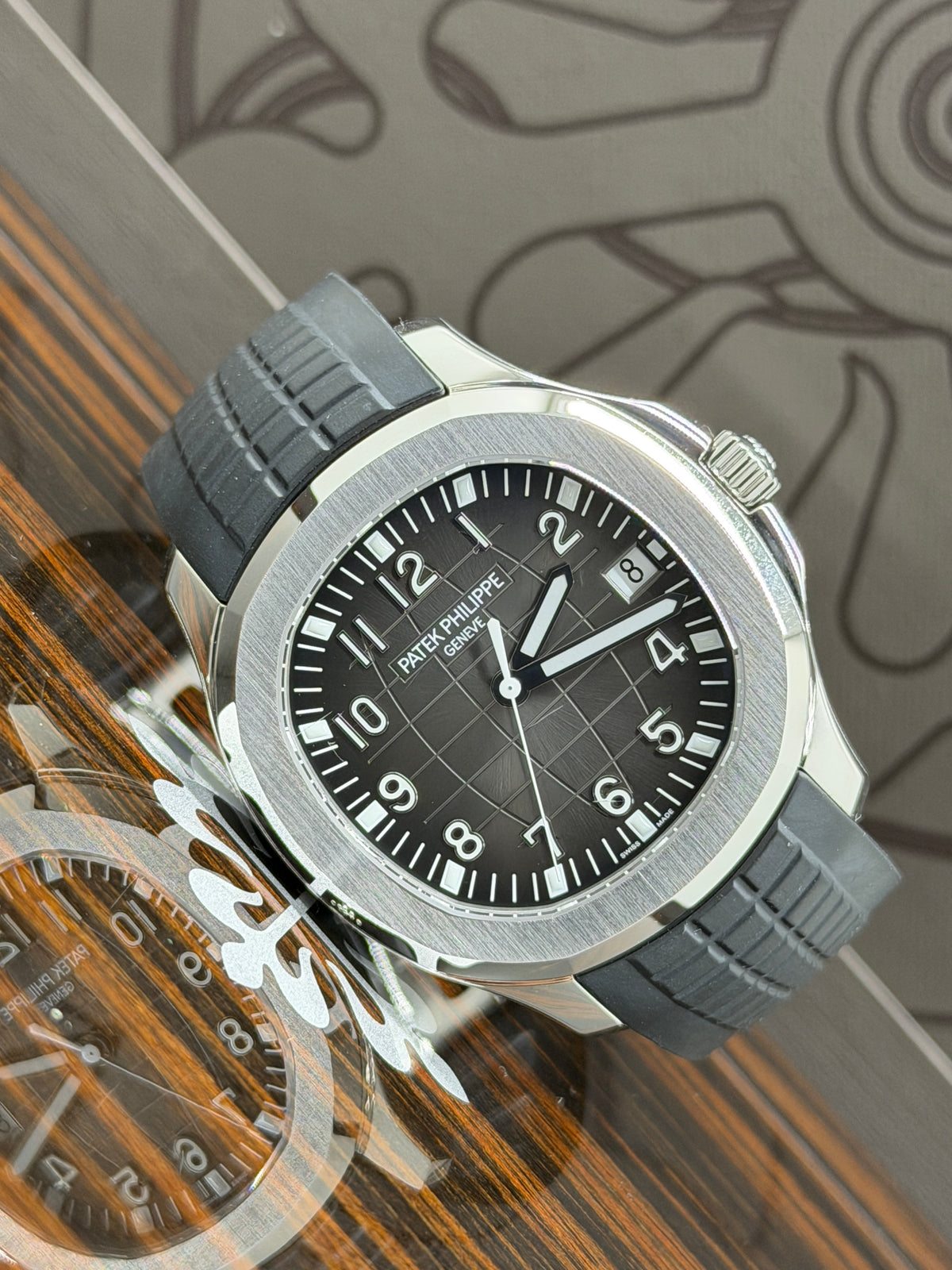 Patek Philippe Aquanaut Ref 5167/1A-001 Steel Bracelet +Original Rubber Strap - Year 2023 Like New - Never Polished