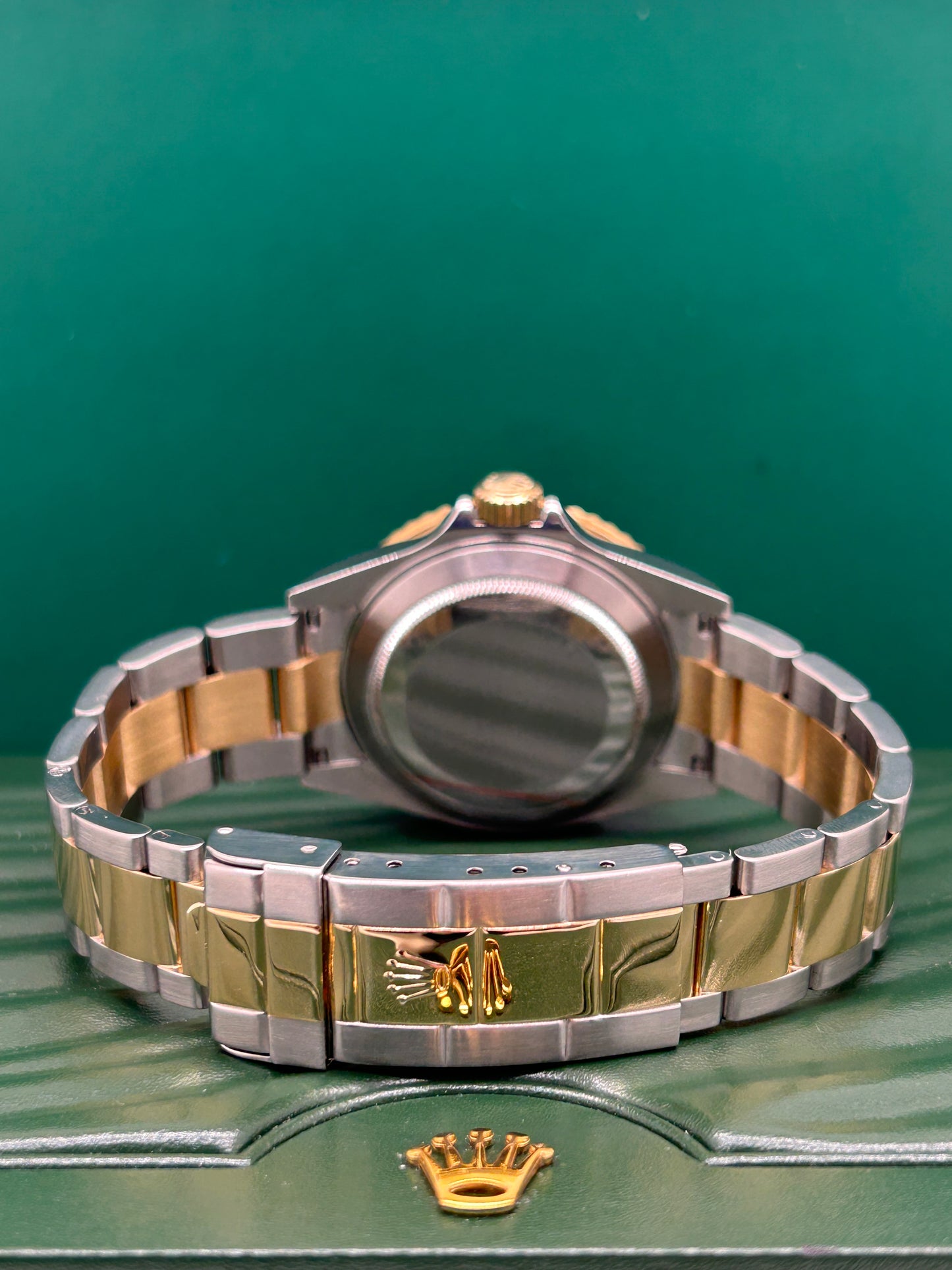 Rolex Submariner Date - 18Kt Yellow Gold - Black Dial - RRR Card - Ref 16613LN - Year 2008