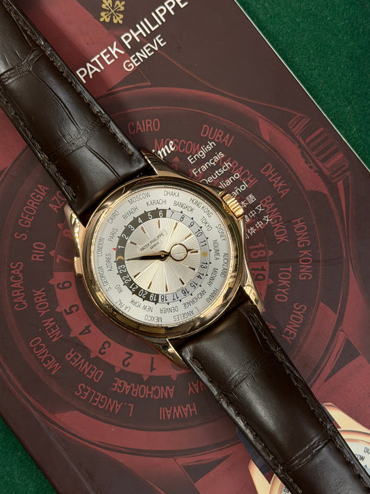 Patek Philippe World Time 18Kt Rose Gold - Ref 5130R-001 - Year 2015