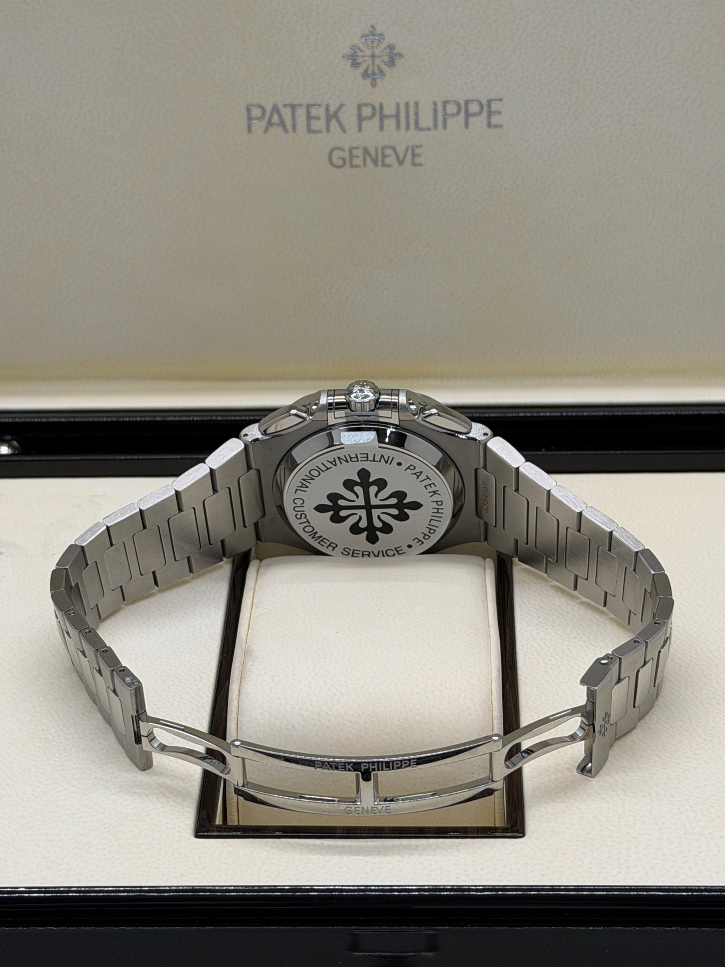 Patek Philippe Nautilus Chronograph - White Dial - Ref 5980/1A-019 - Year 2013 Official PP Service 2026