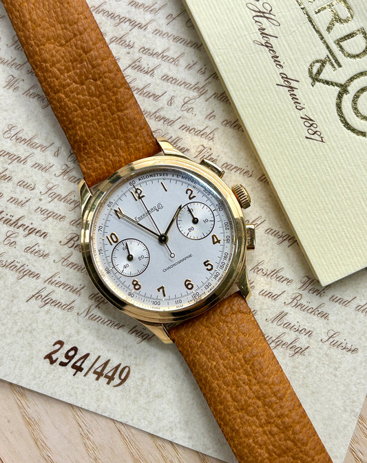 Eberhard Oldflyer - Yellow Gold - Ref 30056 OR - Year 2002
