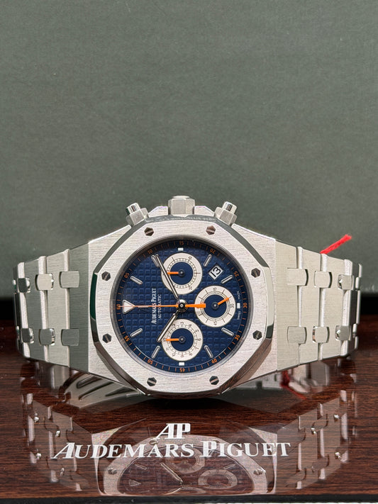 Audemars Piguet Royal Oak Chronograph 39mm - Blue racing Dial Ref 26300ST.OO.1110ST.07